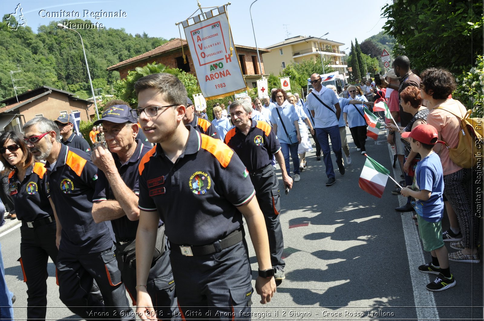 Arona 2 Giugno 2018 - La Citt di Arona festeggia il 2 Giugno - Croce Rossa Italiana- Comitato Regionale del Piemonte