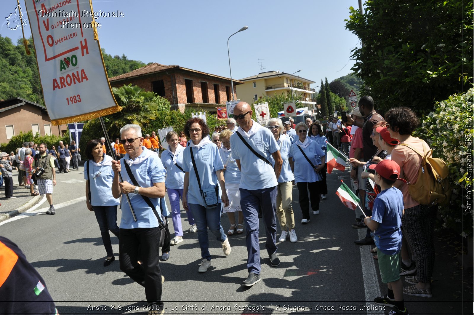 Arona 2 Giugno 2018 - La Citt di Arona festeggia il 2 Giugno - Croce Rossa Italiana- Comitato Regionale del Piemonte