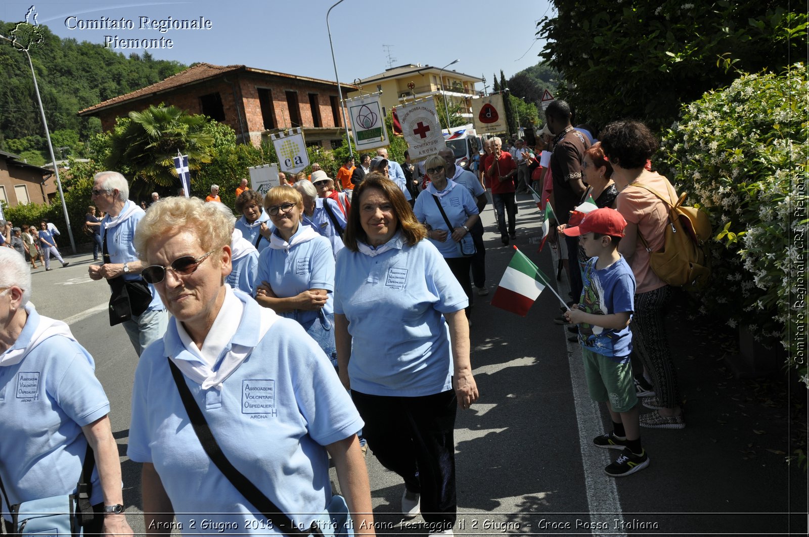 Arona 2 Giugno 2018 - La Citt di Arona festeggia il 2 Giugno - Croce Rossa Italiana- Comitato Regionale del Piemonte