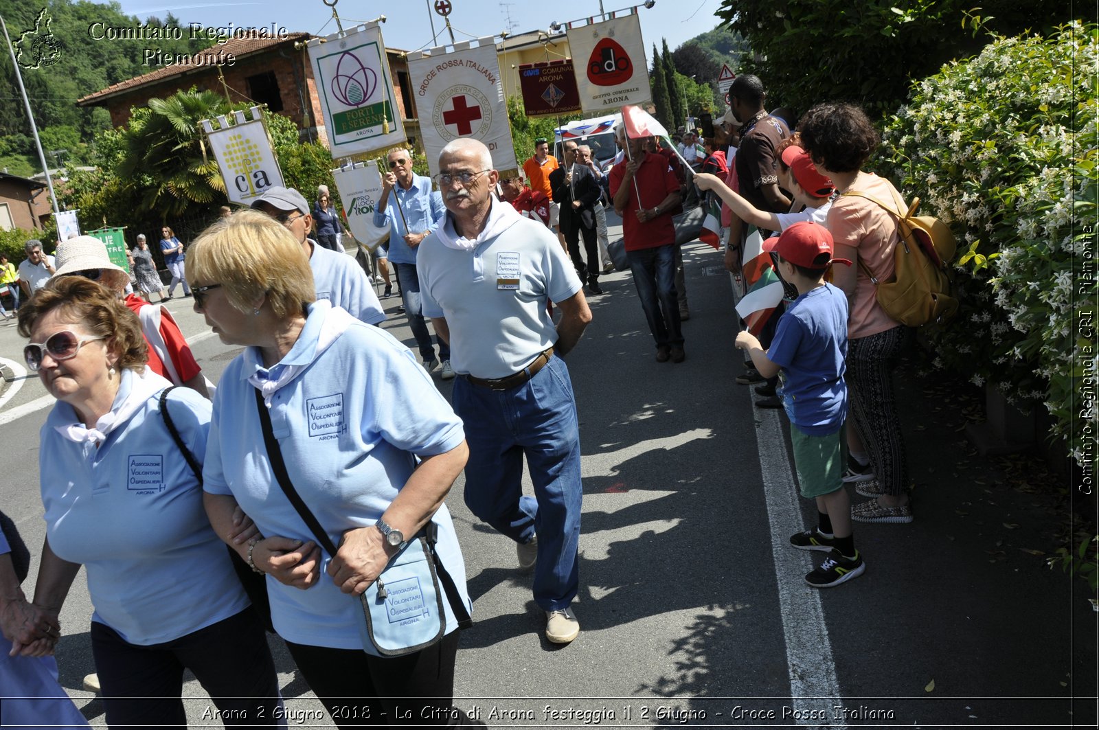 Arona 2 Giugno 2018 - La Citt di Arona festeggia il 2 Giugno - Croce Rossa Italiana- Comitato Regionale del Piemonte