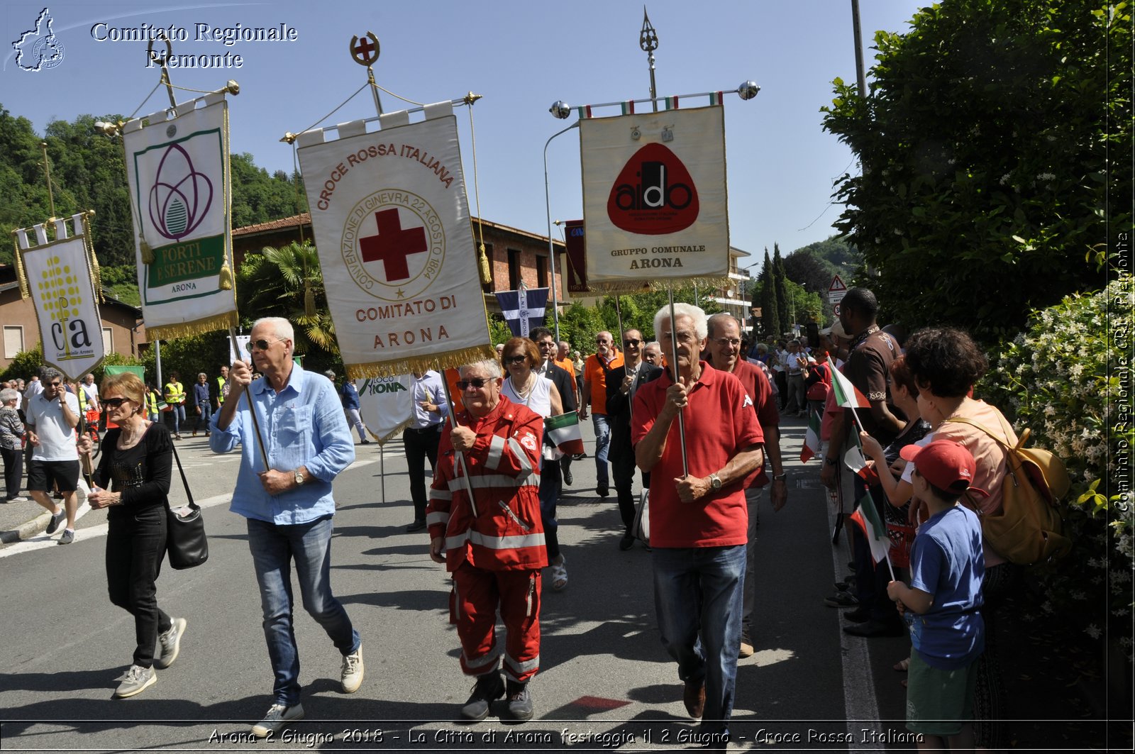 Arona 2 Giugno 2018 - La Citt di Arona festeggia il 2 Giugno - Croce Rossa Italiana- Comitato Regionale del Piemonte