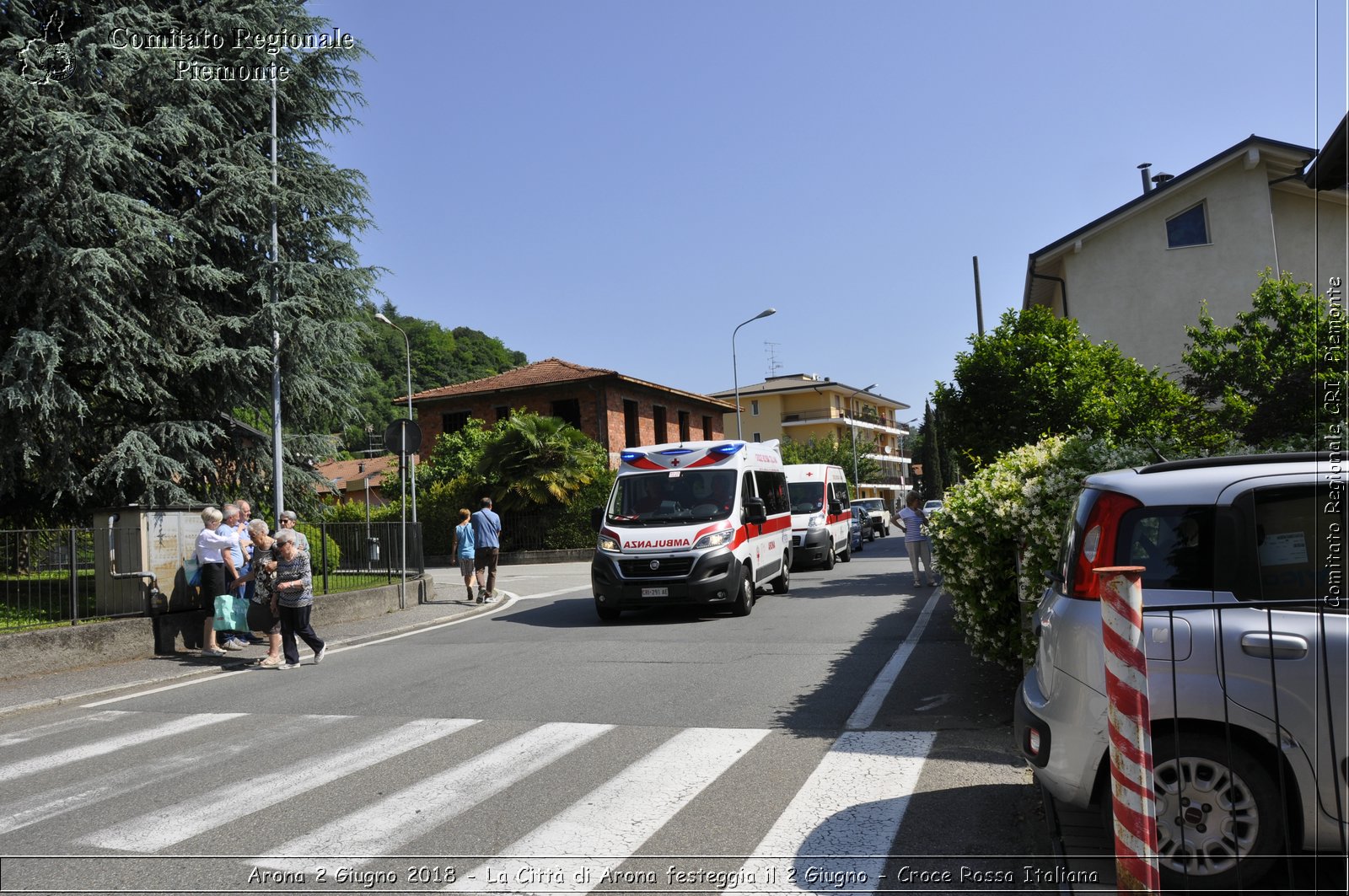 Arona 2 Giugno 2018 - La Citt di Arona festeggia il 2 Giugno - Croce Rossa Italiana- Comitato Regionale del Piemonte