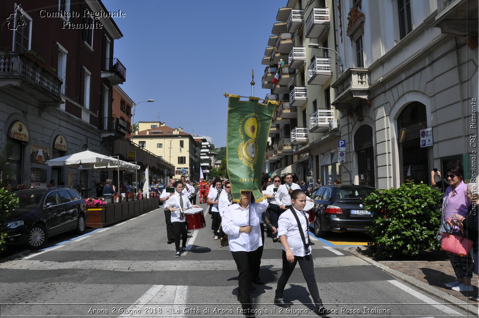 Arona 2 Giugno 2018 - La Citt di Arona festeggia il 2 Giugno - Croce Rossa Italiana- Comitato Regionale del Piemonte