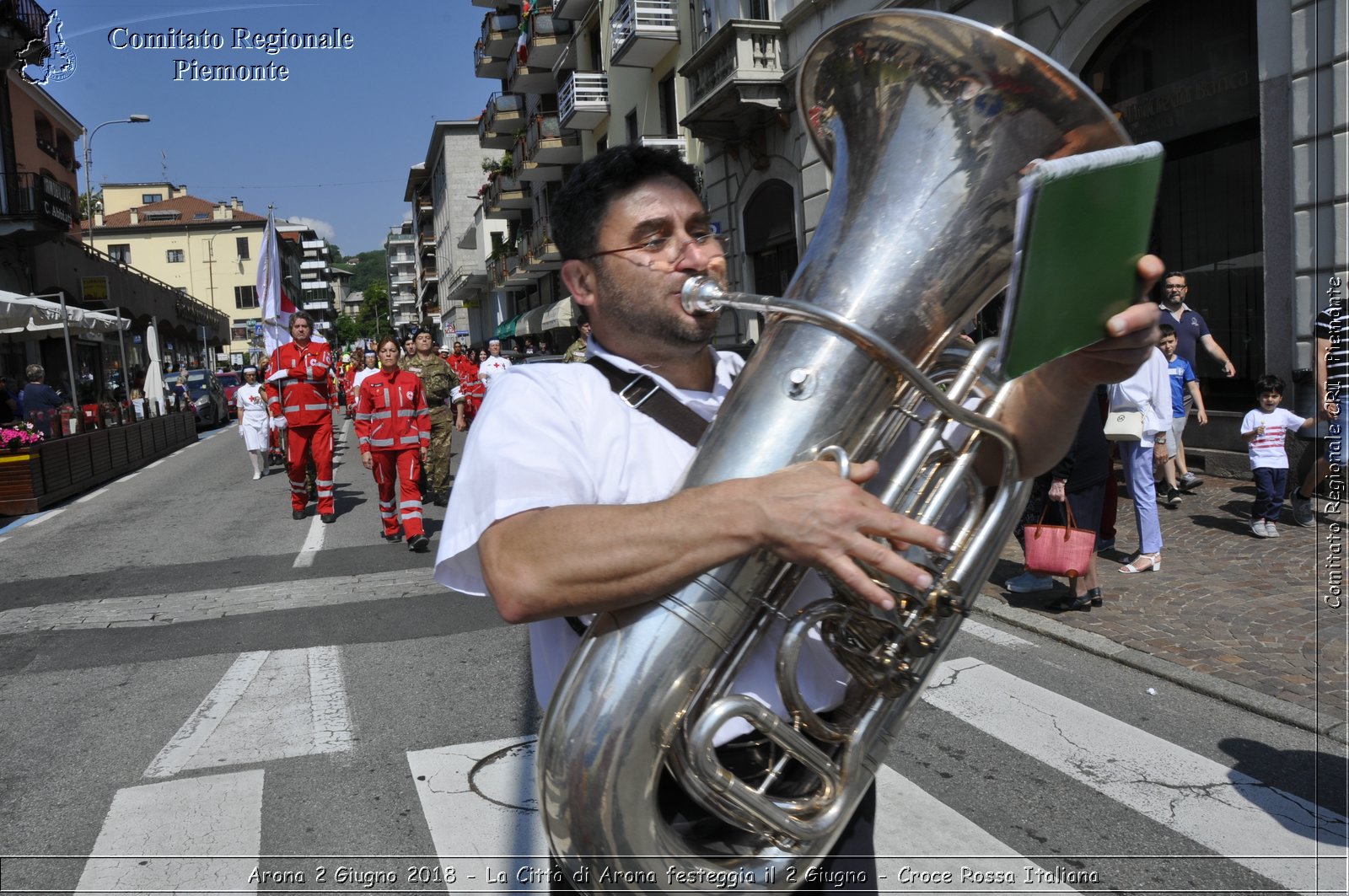 Arona 2 Giugno 2018 - La Citt di Arona festeggia il 2 Giugno - Croce Rossa Italiana- Comitato Regionale del Piemonte