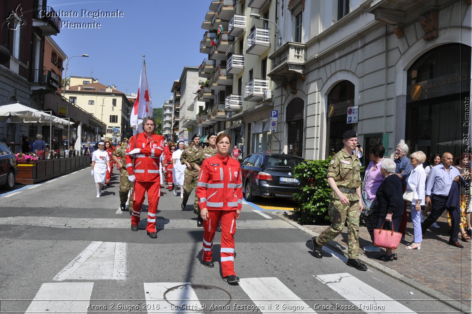 Arona 2 Giugno 2018 - La Citt di Arona festeggia il 2 Giugno - Croce Rossa Italiana- Comitato Regionale del Piemonte