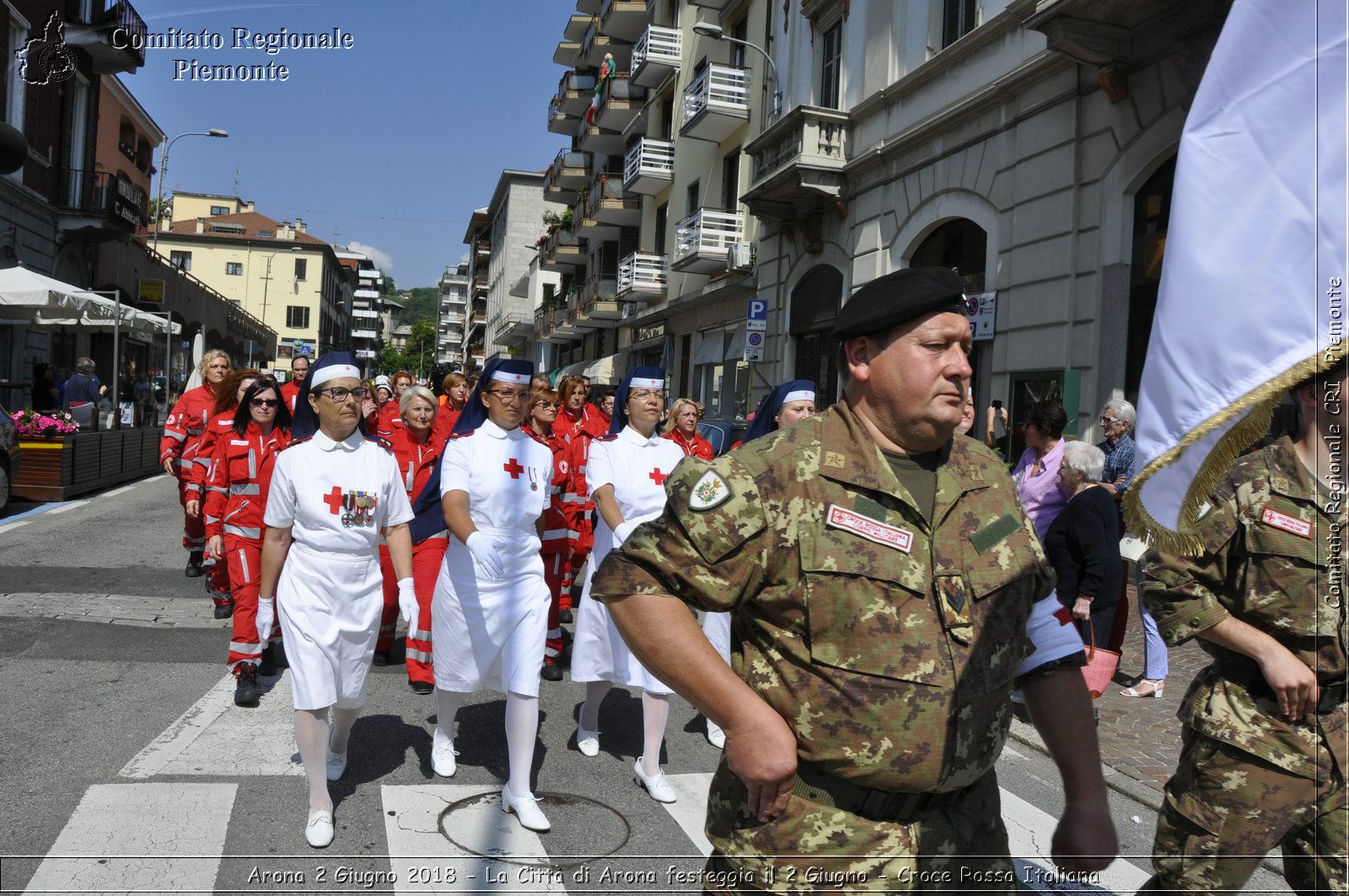 Arona 2 Giugno 2018 - La Citt di Arona festeggia il 2 Giugno - Croce Rossa Italiana- Comitato Regionale del Piemonte