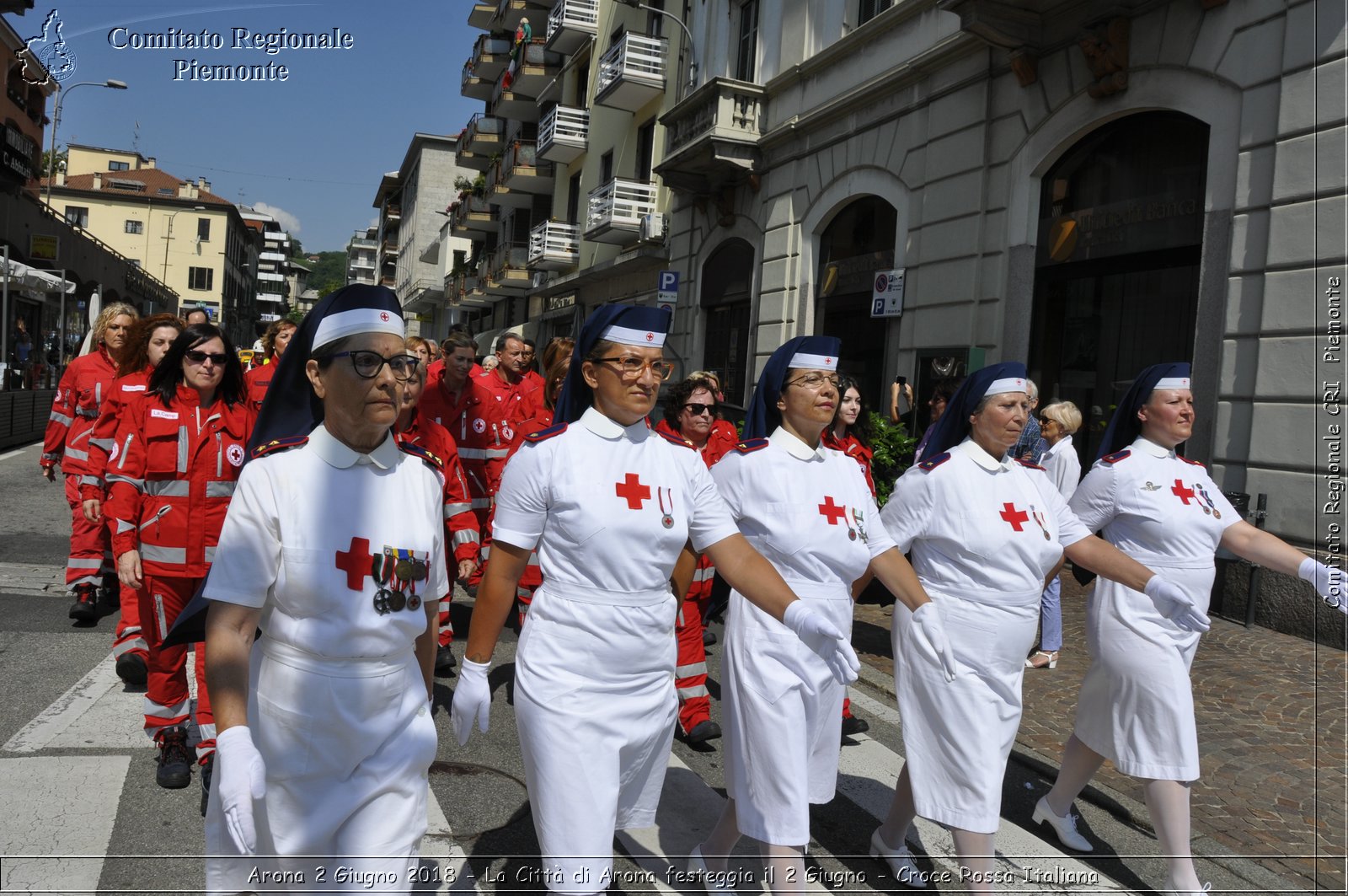 Arona 2 Giugno 2018 - La Citt di Arona festeggia il 2 Giugno - Croce Rossa Italiana- Comitato Regionale del Piemonte