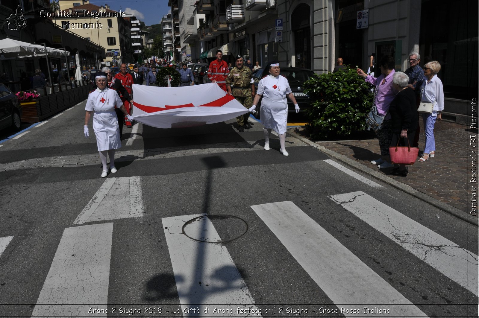 Arona 2 Giugno 2018 - La Citt di Arona festeggia il 2 Giugno - Croce Rossa Italiana- Comitato Regionale del Piemonte