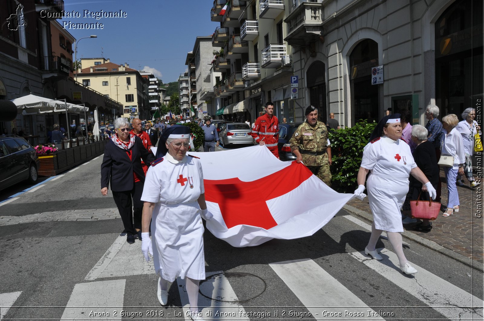 Arona 2 Giugno 2018 - La Citt di Arona festeggia il 2 Giugno - Croce Rossa Italiana- Comitato Regionale del Piemonte