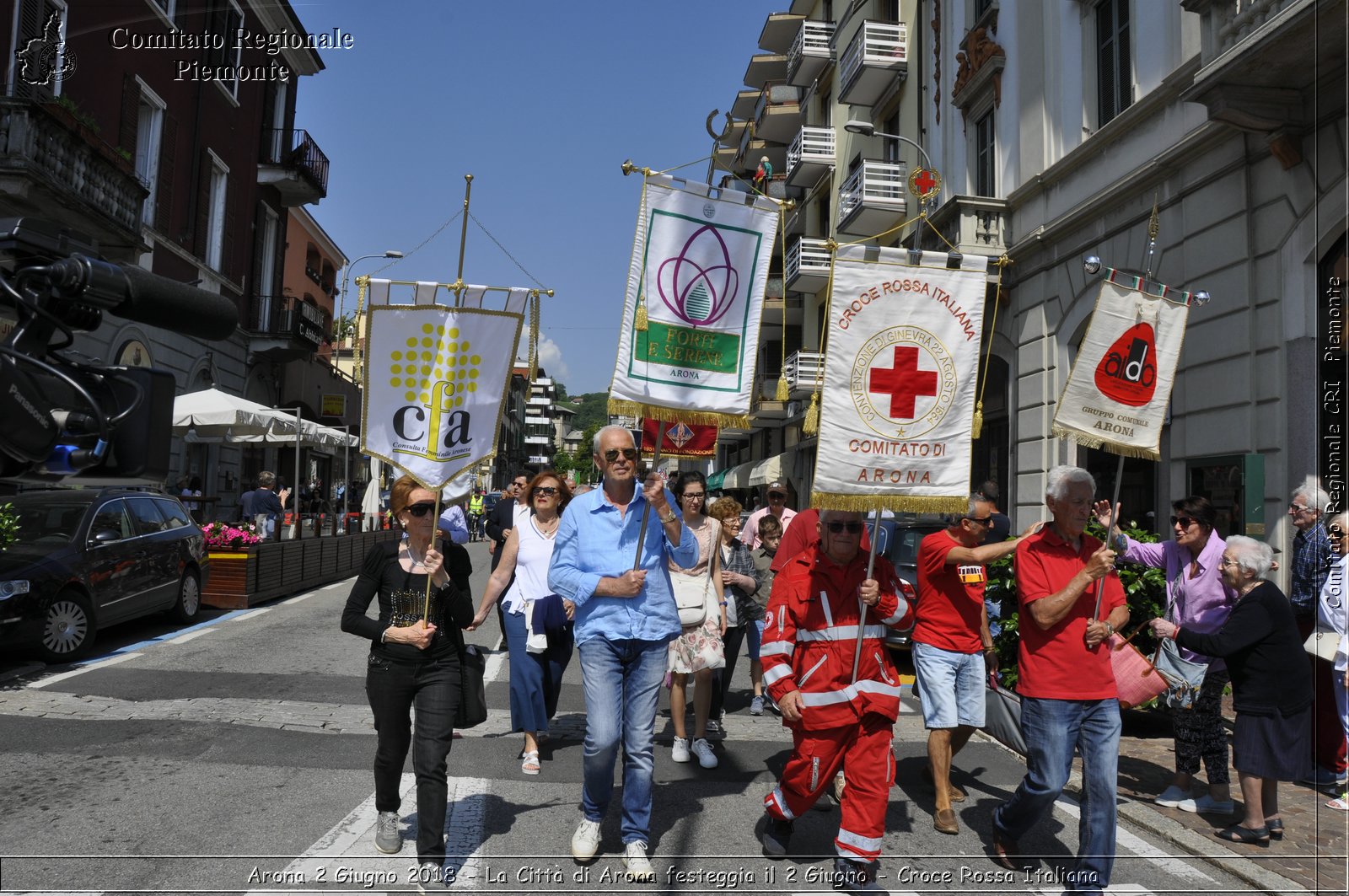 Arona 2 Giugno 2018 - La Citt di Arona festeggia il 2 Giugno - Croce Rossa Italiana- Comitato Regionale del Piemonte