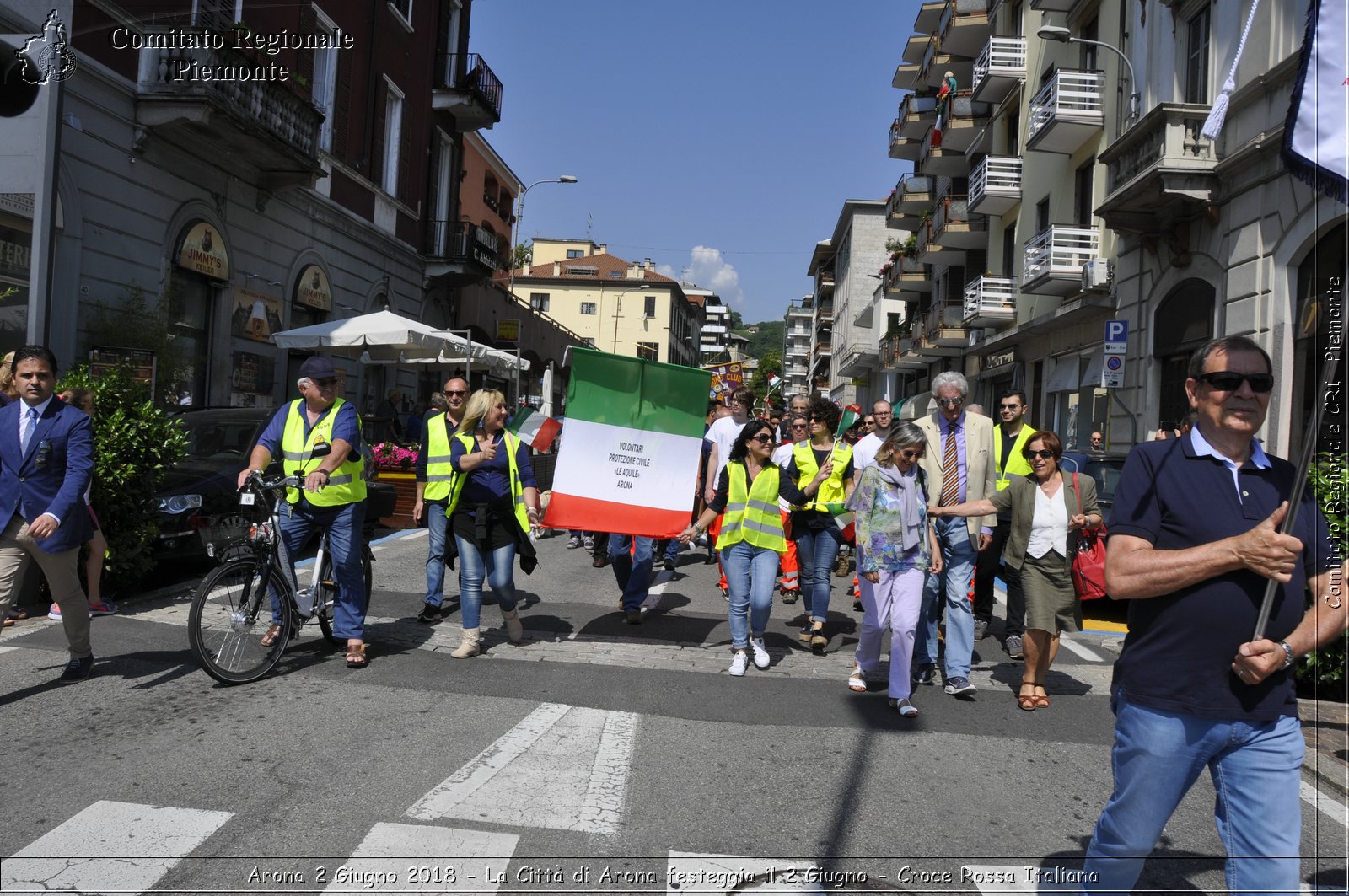 Arona 2 Giugno 2018 - La Citt di Arona festeggia il 2 Giugno - Croce Rossa Italiana- Comitato Regionale del Piemonte