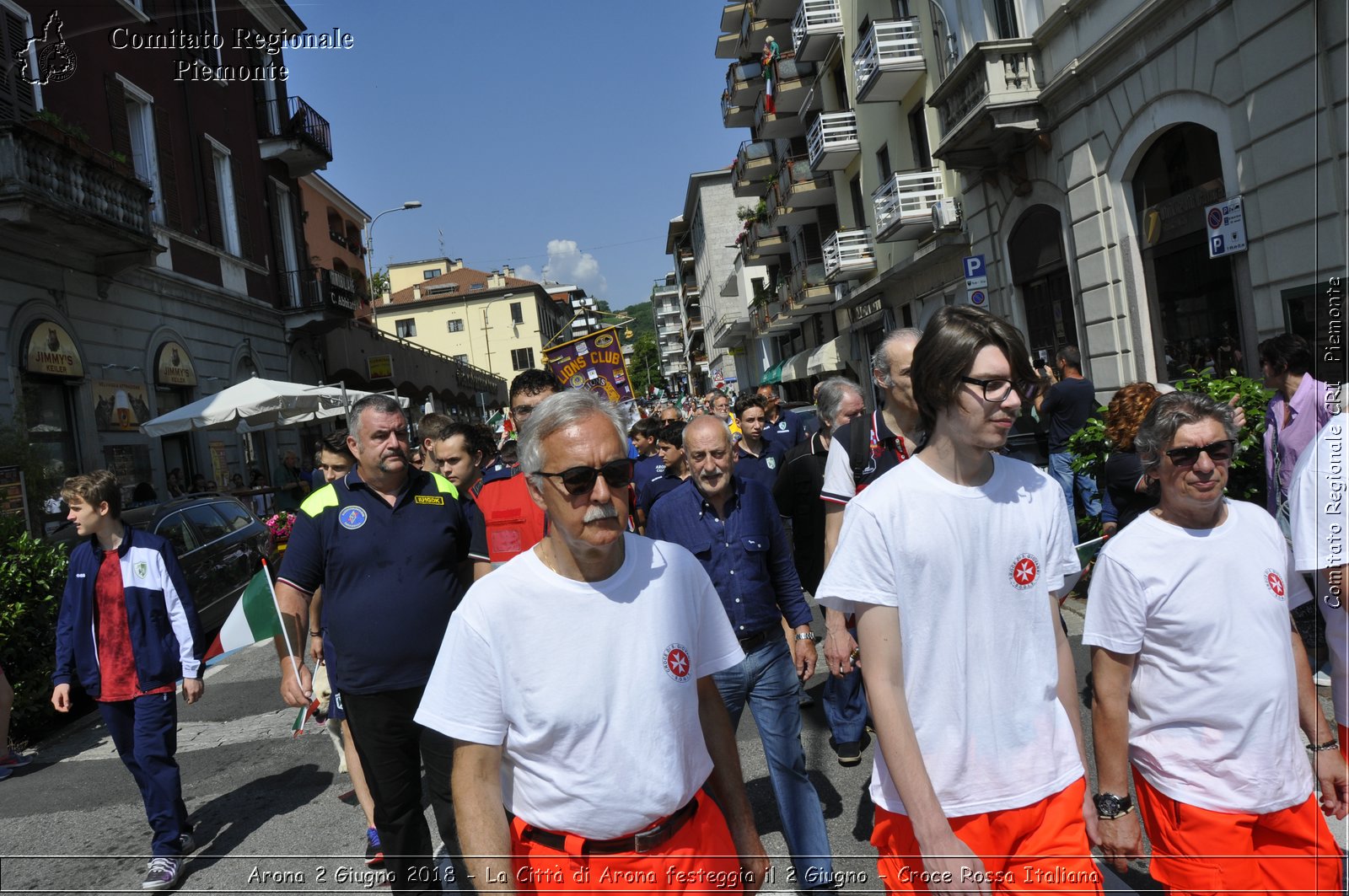 Arona 2 Giugno 2018 - La Citt di Arona festeggia il 2 Giugno - Croce Rossa Italiana- Comitato Regionale del Piemonte