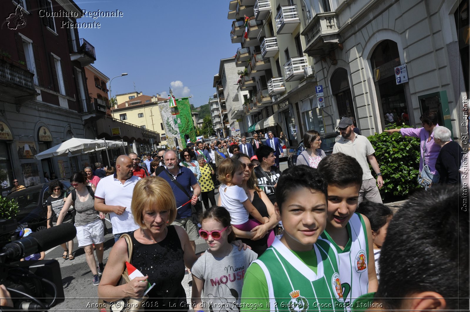 Arona 2 Giugno 2018 - La Citt di Arona festeggia il 2 Giugno - Croce Rossa Italiana- Comitato Regionale del Piemonte