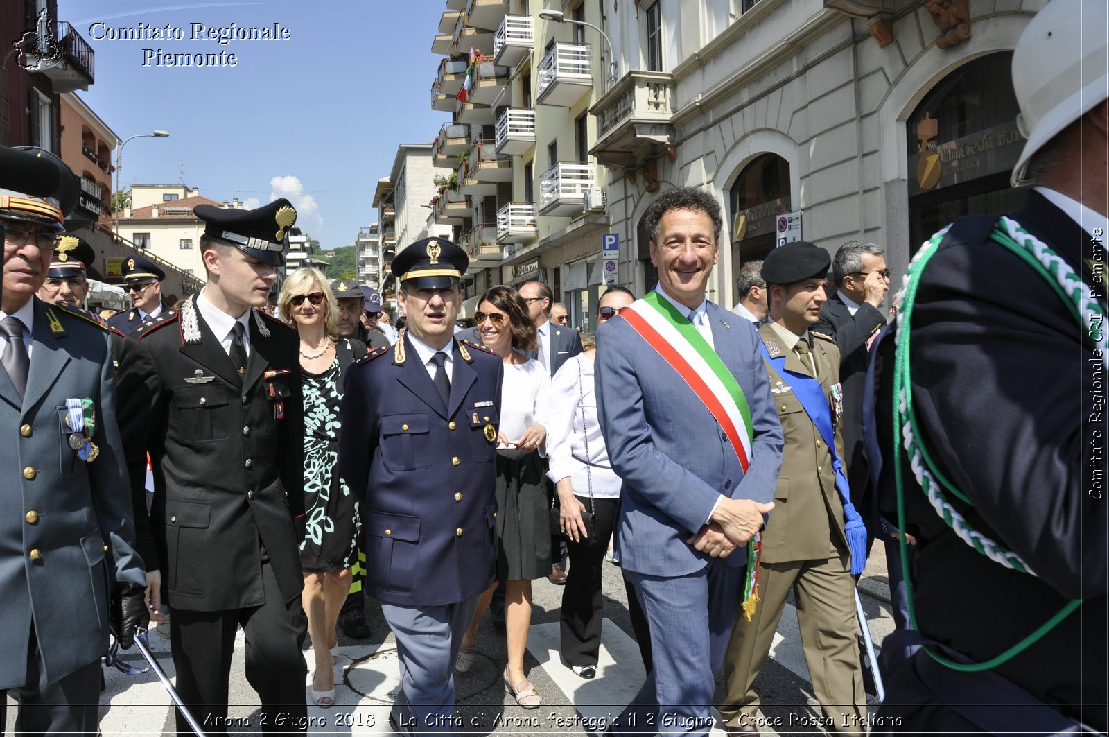 Arona 2 Giugno 2018 - La Citt di Arona festeggia il 2 Giugno - Croce Rossa Italiana- Comitato Regionale del Piemonte