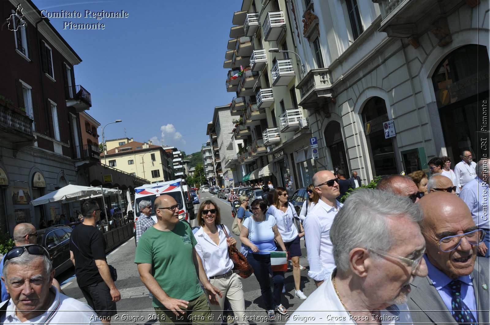 Arona 2 Giugno 2018 - La Citt di Arona festeggia il 2 Giugno - Croce Rossa Italiana- Comitato Regionale del Piemonte