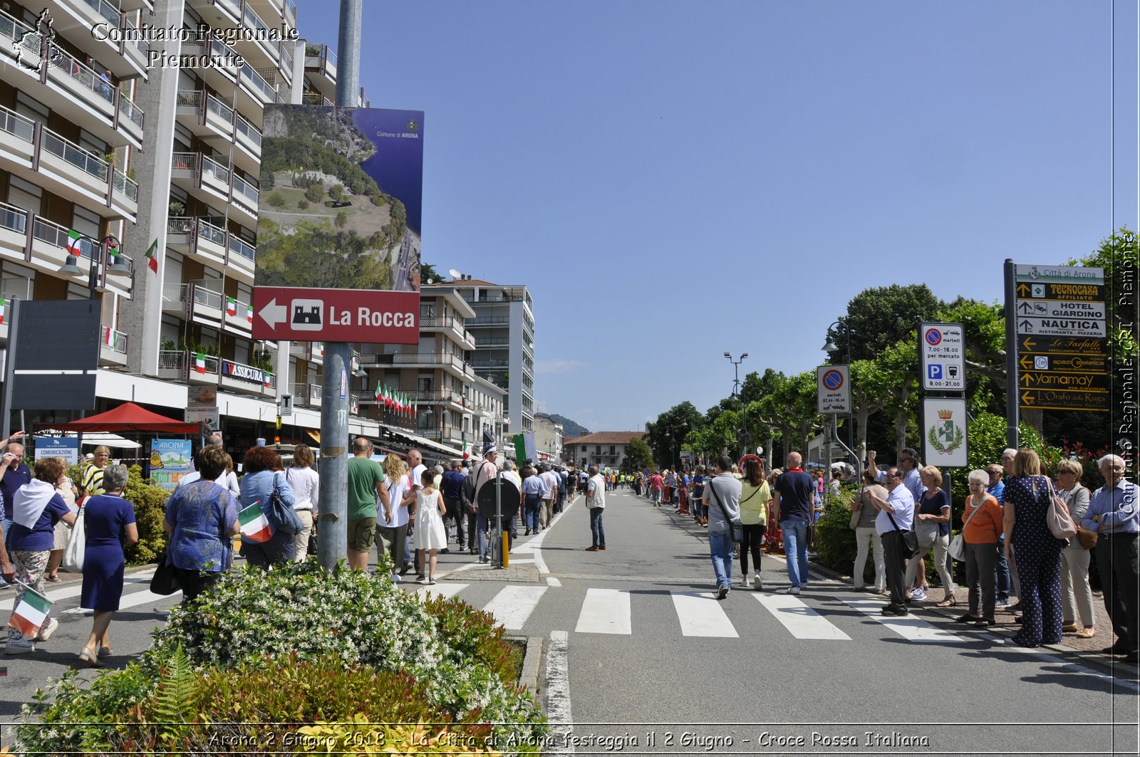 Arona 2 Giugno 2018 - La Citt di Arona festeggia il 2 Giugno - Croce Rossa Italiana- Comitato Regionale del Piemonte