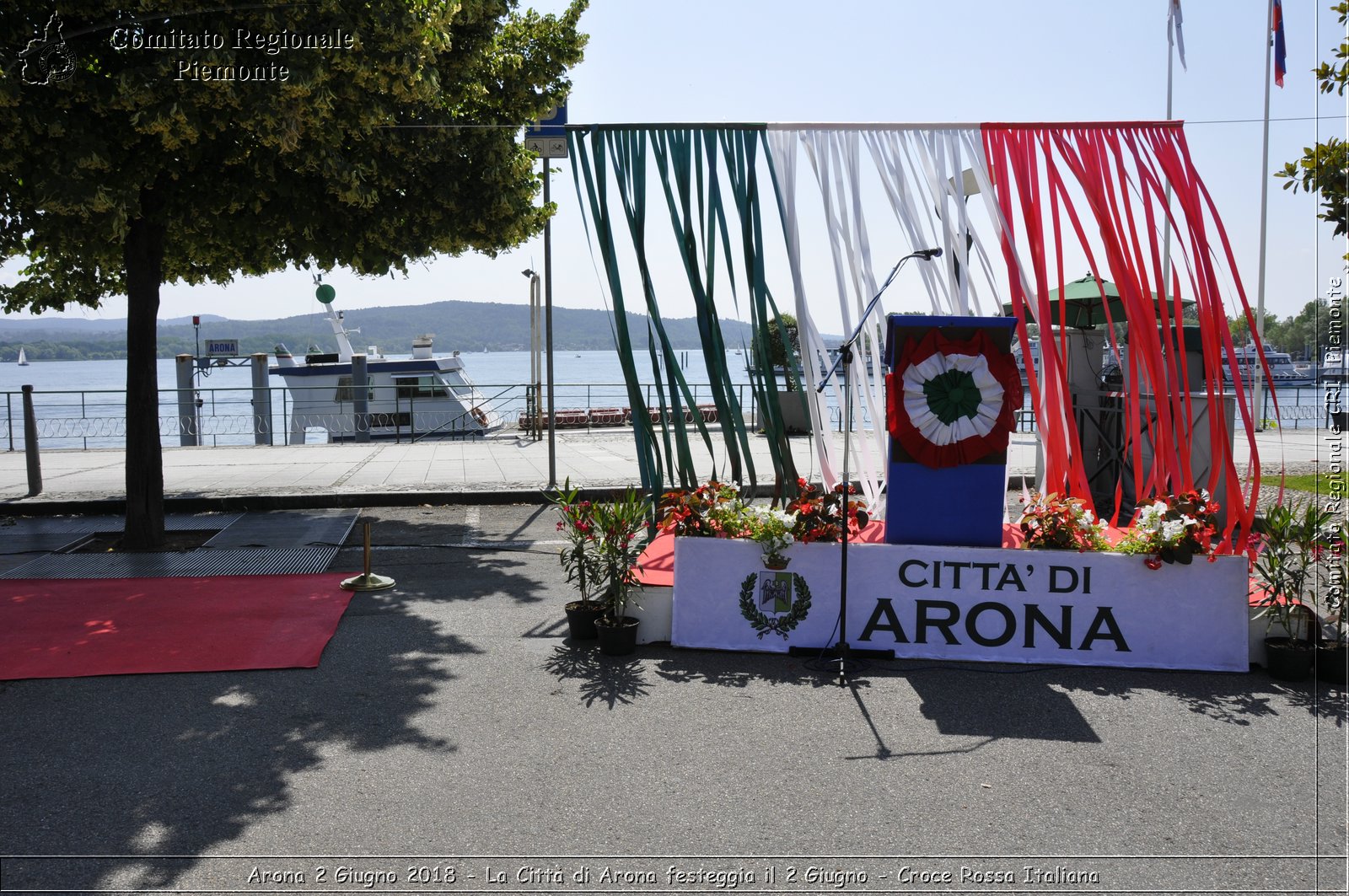 Arona 2 Giugno 2018 - La Citt di Arona festeggia il 2 Giugno - Croce Rossa Italiana- Comitato Regionale del Piemonte