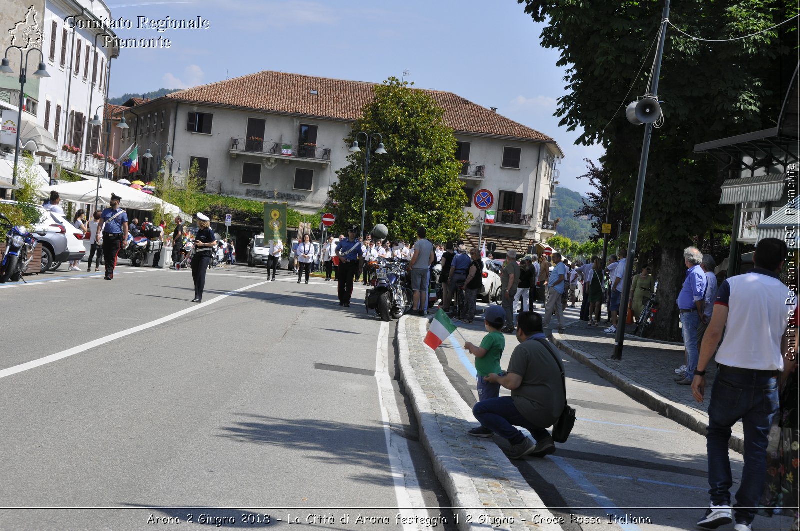 Arona 2 Giugno 2018 - La Citt di Arona festeggia il 2 Giugno - Croce Rossa Italiana- Comitato Regionale del Piemonte