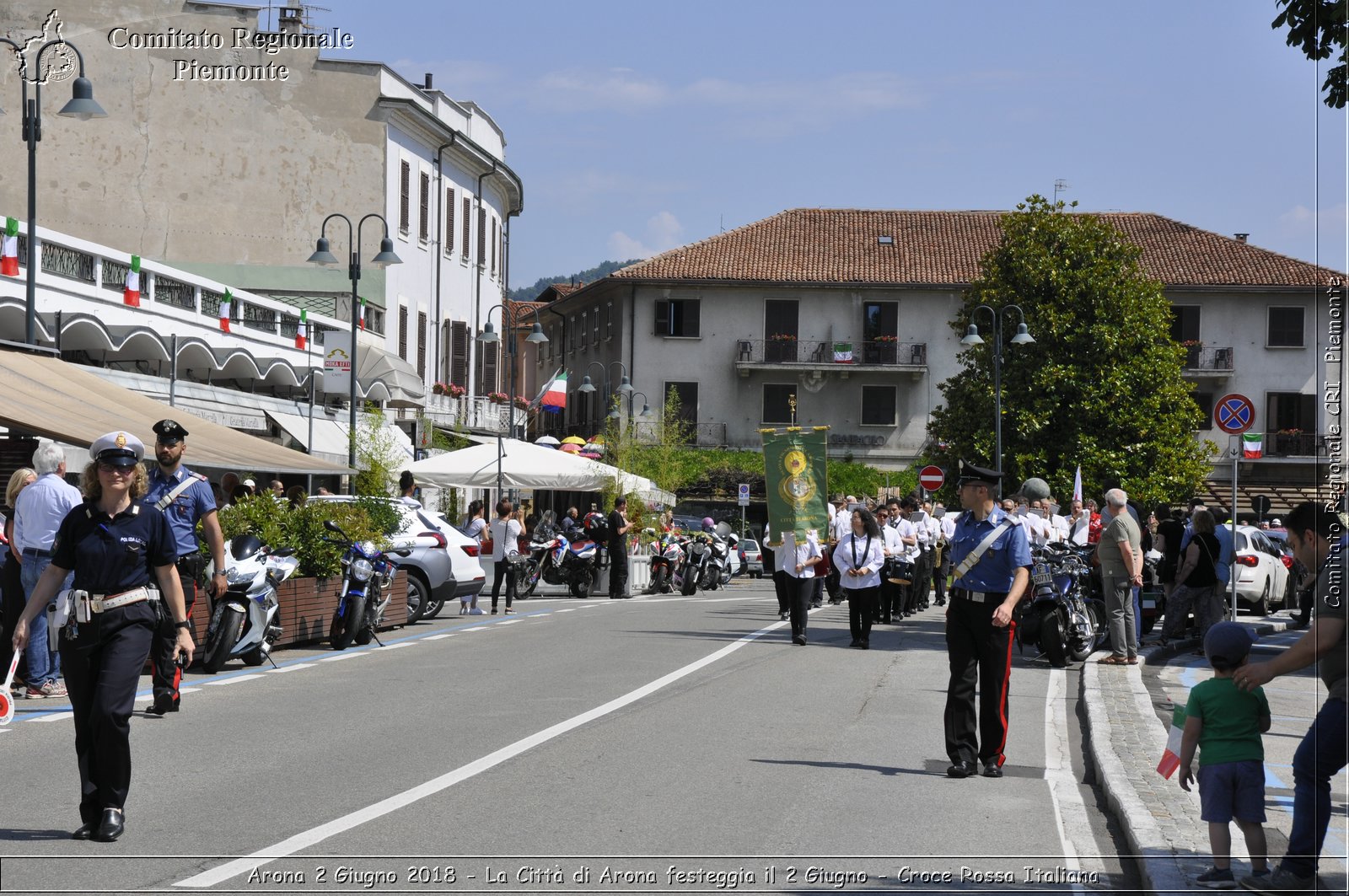 Arona 2 Giugno 2018 - La Citt di Arona festeggia il 2 Giugno - Croce Rossa Italiana- Comitato Regionale del Piemonte