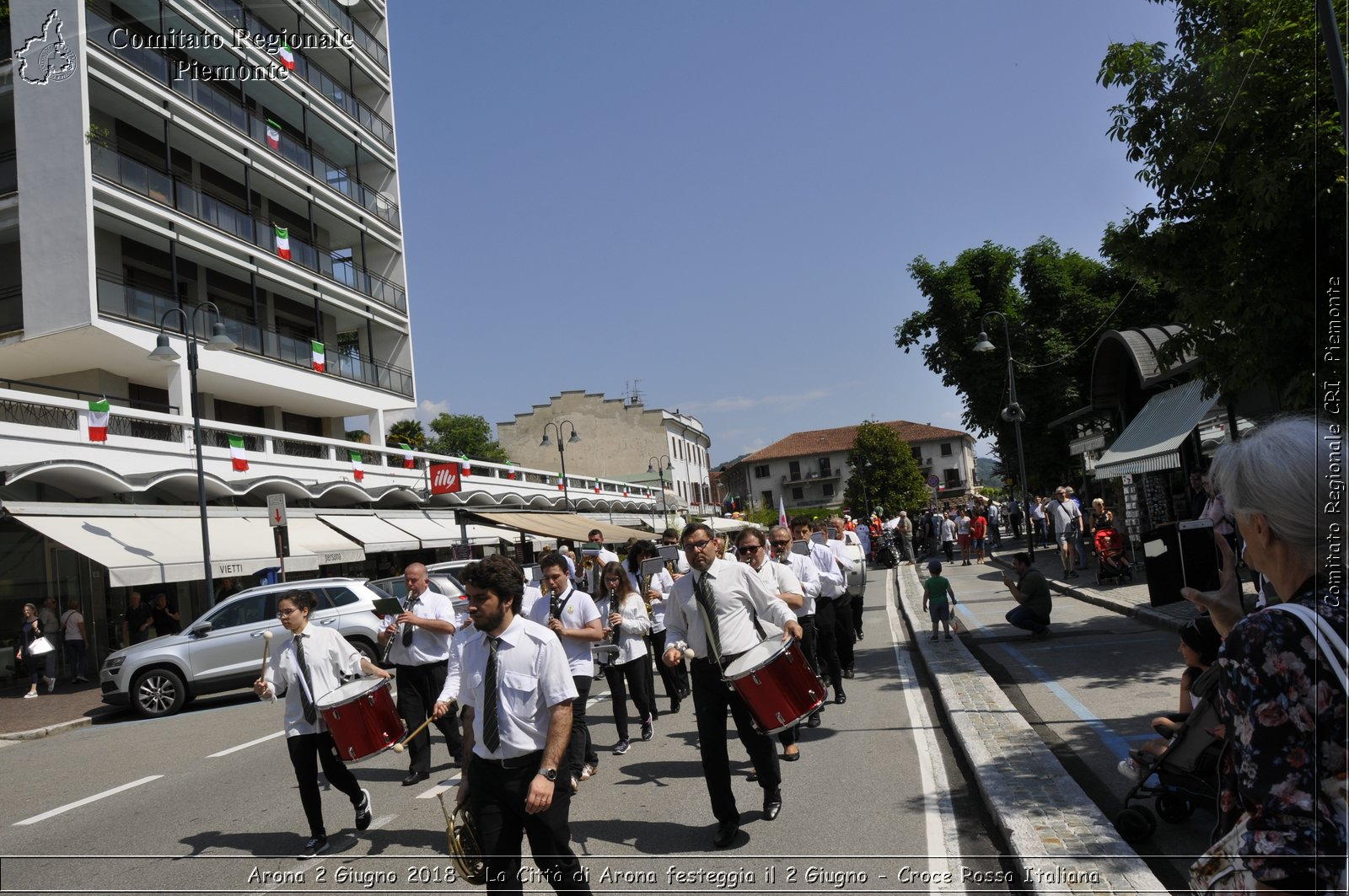 Arona 2 Giugno 2018 - La Citt di Arona festeggia il 2 Giugno - Croce Rossa Italiana- Comitato Regionale del Piemonte