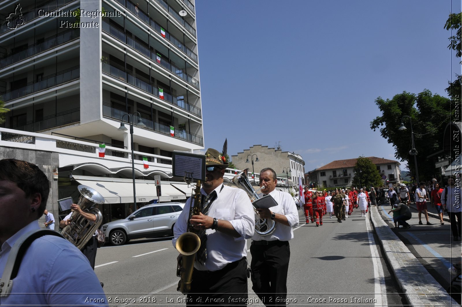 Arona 2 Giugno 2018 - La Citt di Arona festeggia il 2 Giugno - Croce Rossa Italiana- Comitato Regionale del Piemonte