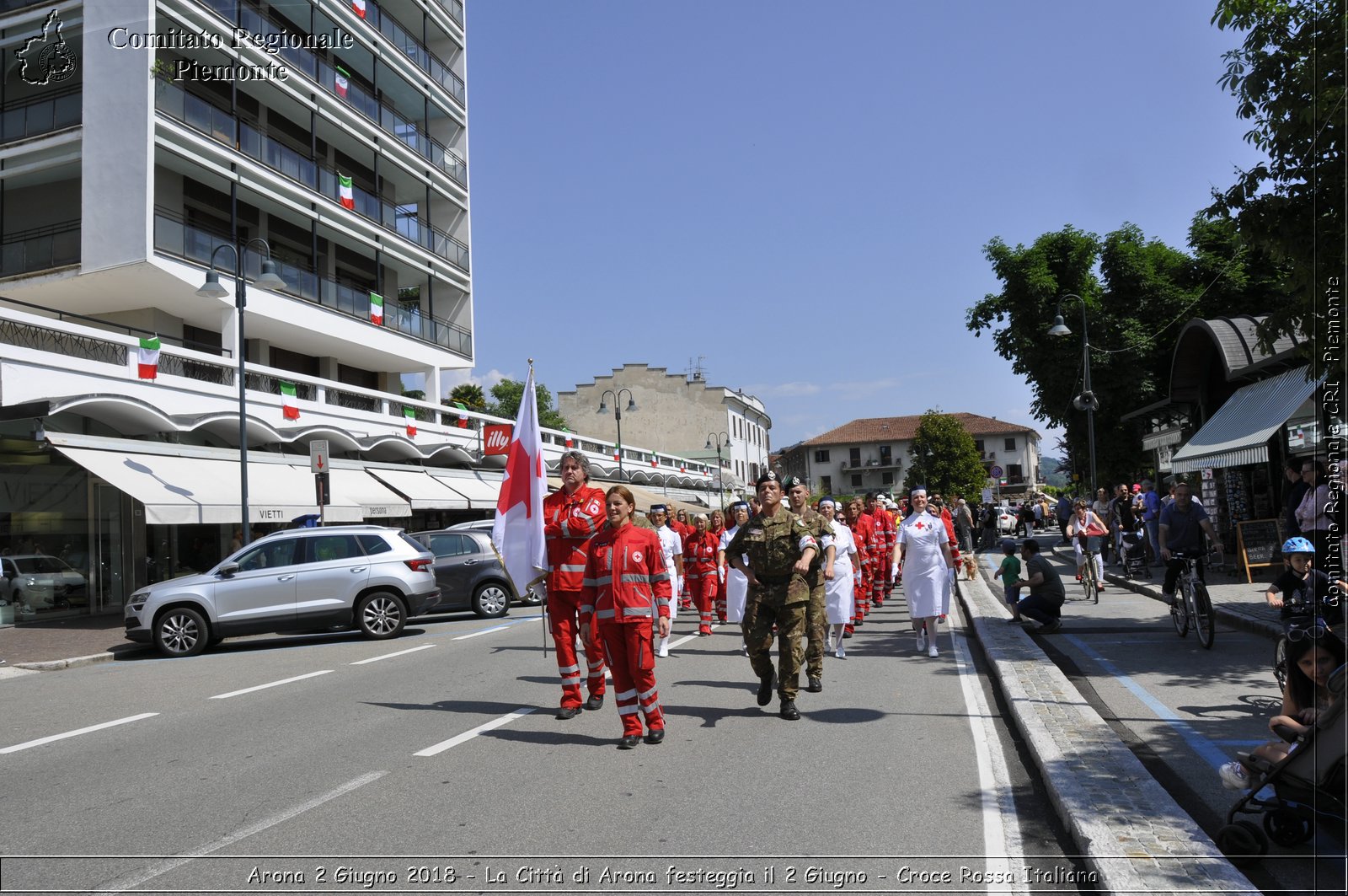 Arona 2 Giugno 2018 - La Citt di Arona festeggia il 2 Giugno - Croce Rossa Italiana- Comitato Regionale del Piemonte