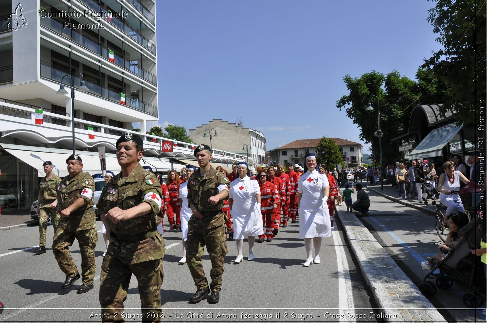 Arona 2 Giugno 2018 - La Citt di Arona festeggia il 2 Giugno - Croce Rossa Italiana- Comitato Regionale del Piemonte