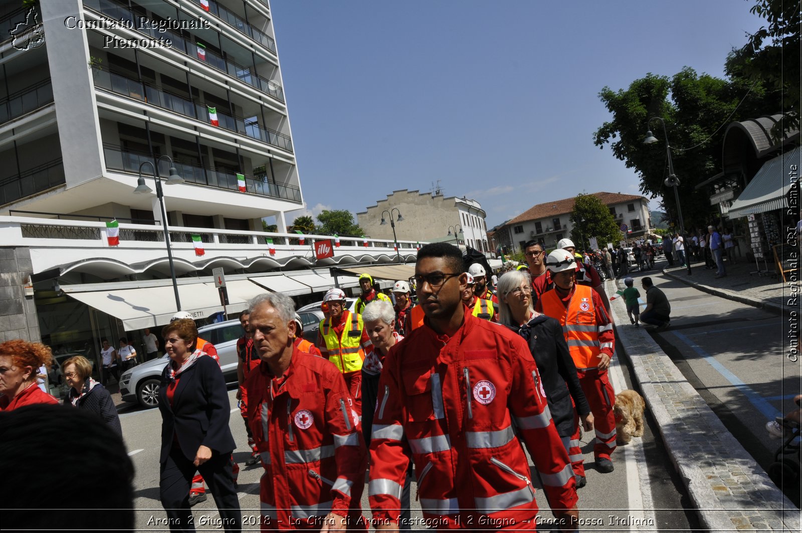 Arona 2 Giugno 2018 - La Citt di Arona festeggia il 2 Giugno - Croce Rossa Italiana- Comitato Regionale del Piemonte