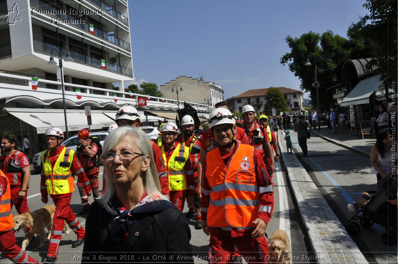 Arona 2 Giugno 2018 - La Citt di Arona festeggia il 2 Giugno - Croce Rossa Italiana- Comitato Regionale del Piemonte