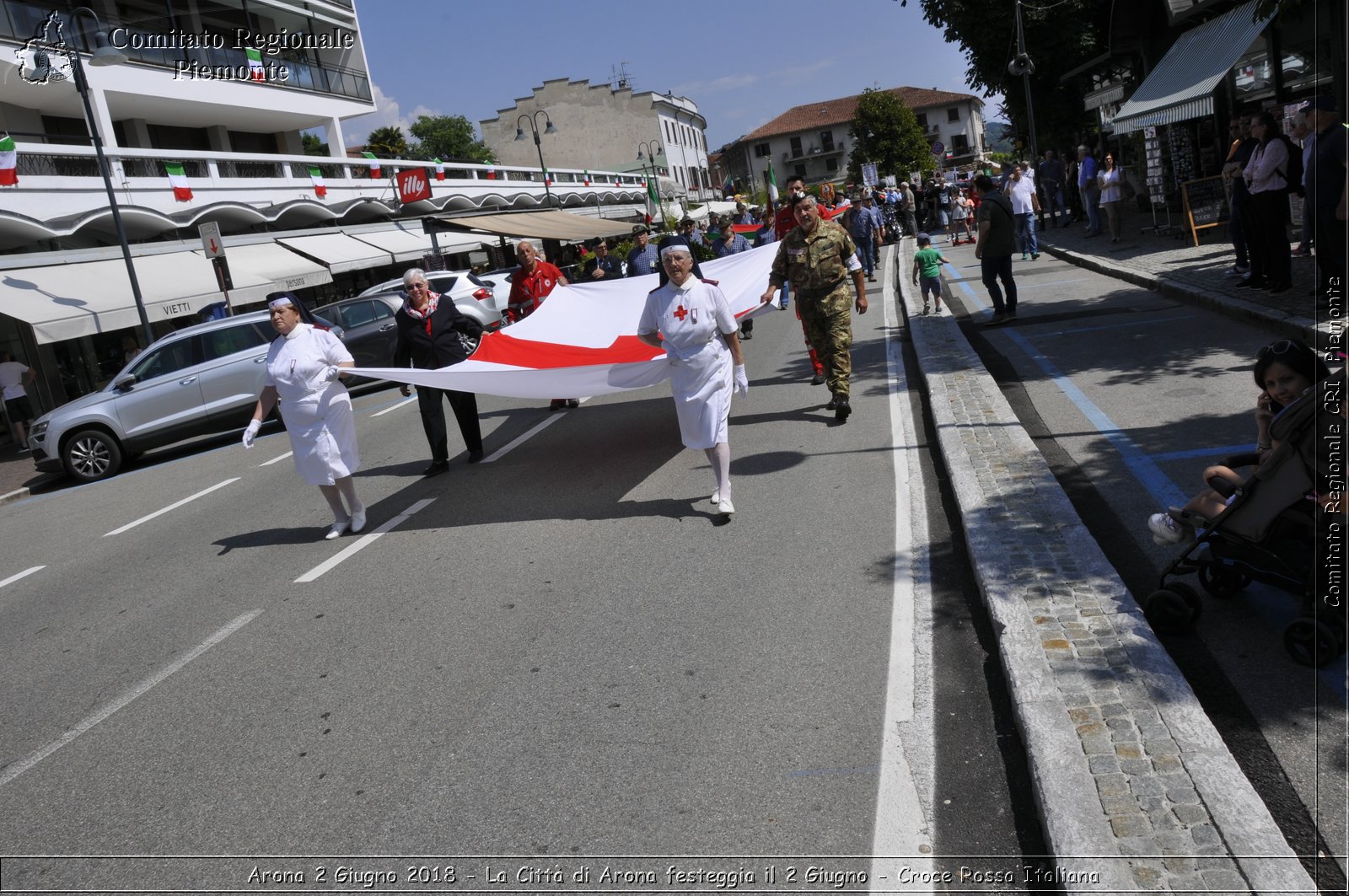 Arona 2 Giugno 2018 - La Citt di Arona festeggia il 2 Giugno - Croce Rossa Italiana- Comitato Regionale del Piemonte