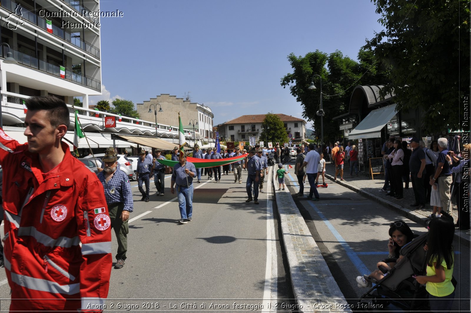 Arona 2 Giugno 2018 - La Citt di Arona festeggia il 2 Giugno - Croce Rossa Italiana- Comitato Regionale del Piemonte