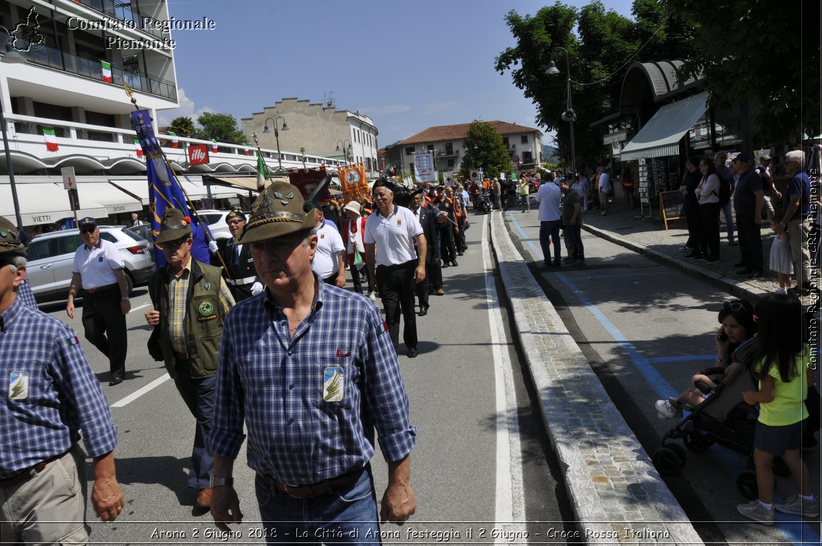 Arona 2 Giugno 2018 - La Citt di Arona festeggia il 2 Giugno - Croce Rossa Italiana- Comitato Regionale del Piemonte