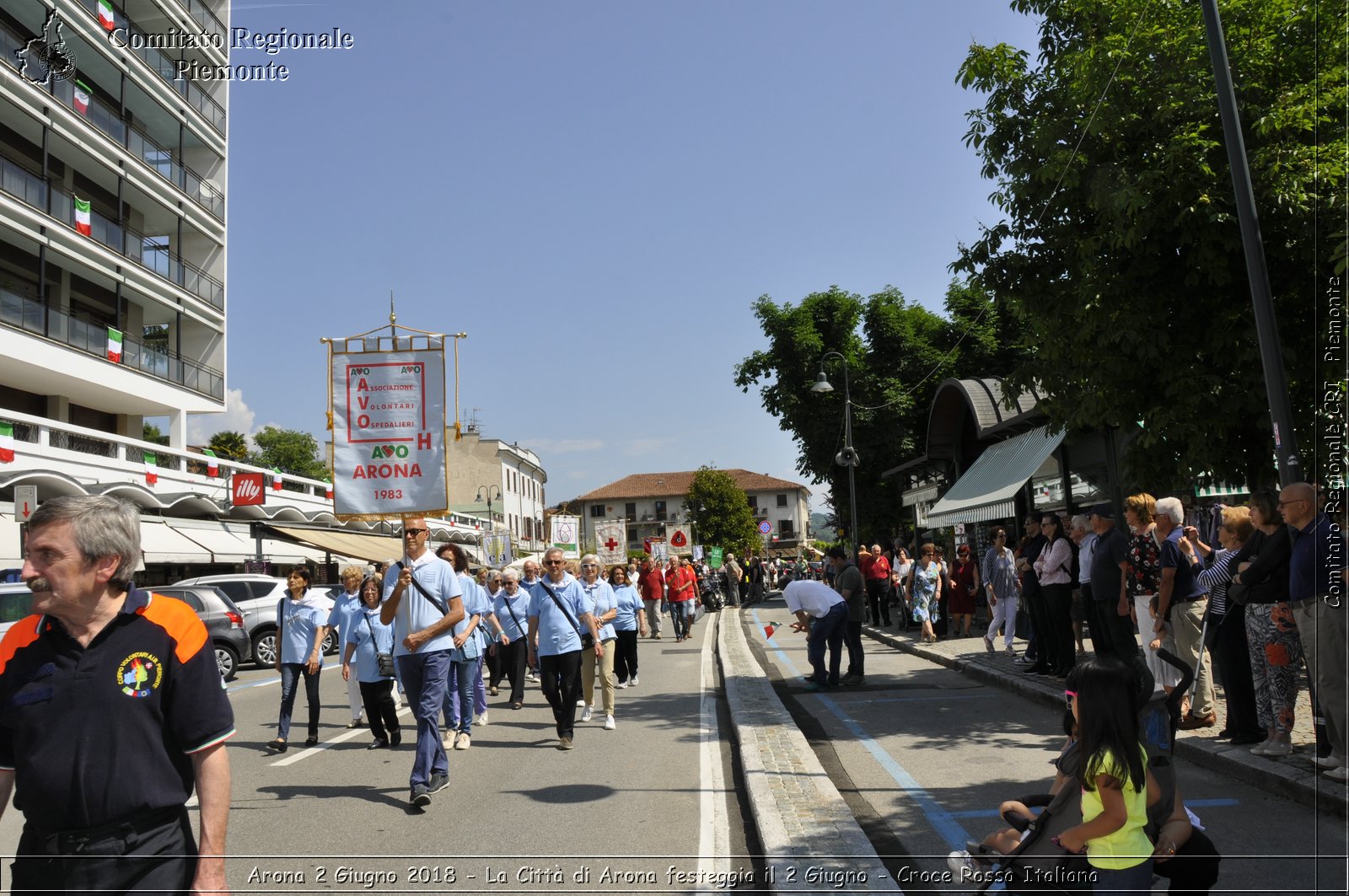 Arona 2 Giugno 2018 - La Citt di Arona festeggia il 2 Giugno - Croce Rossa Italiana- Comitato Regionale del Piemonte