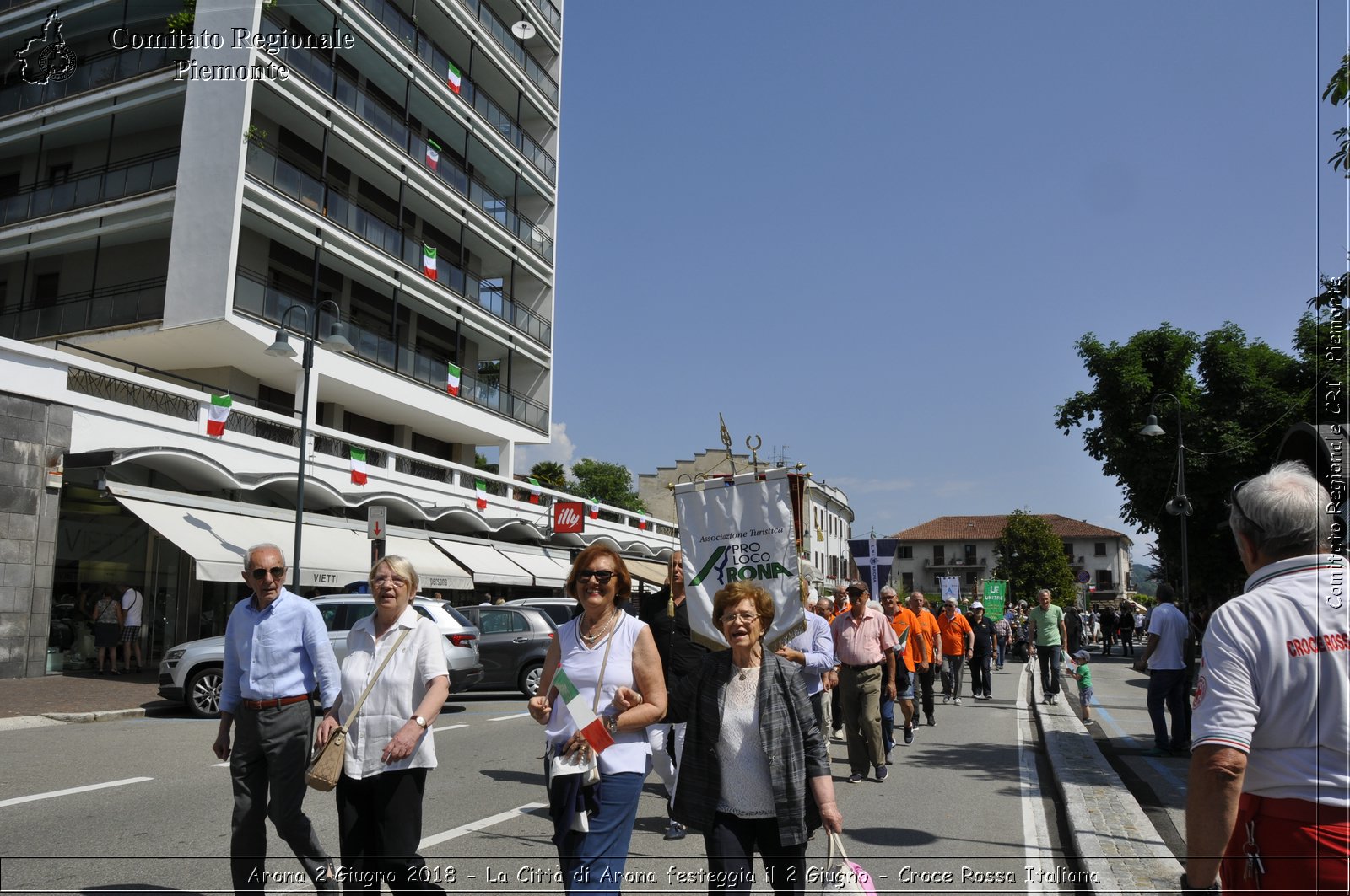 Arona 2 Giugno 2018 - La Citt di Arona festeggia il 2 Giugno - Croce Rossa Italiana- Comitato Regionale del Piemonte