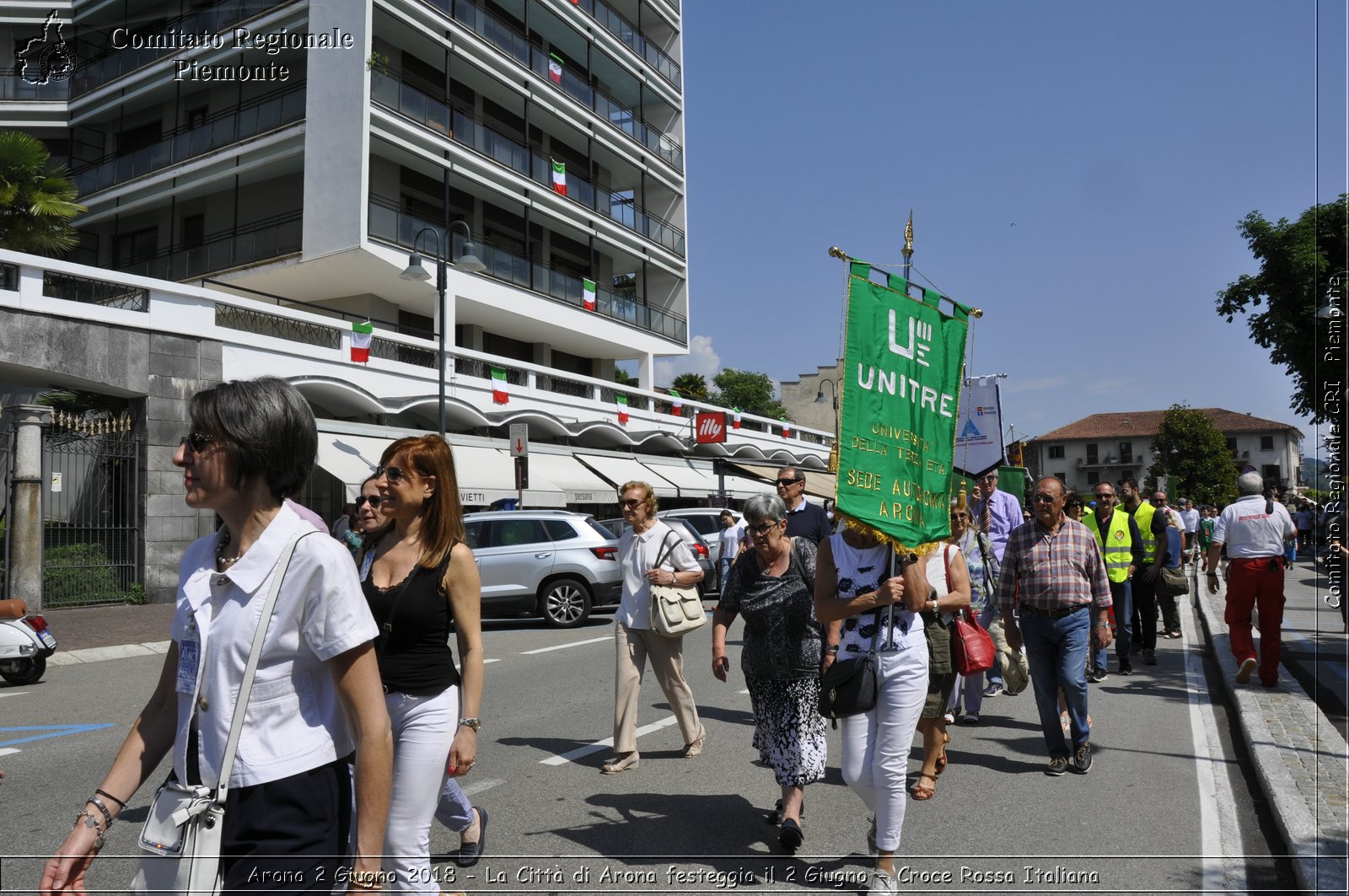 Arona 2 Giugno 2018 - La Citt di Arona festeggia il 2 Giugno - Croce Rossa Italiana- Comitato Regionale del Piemonte