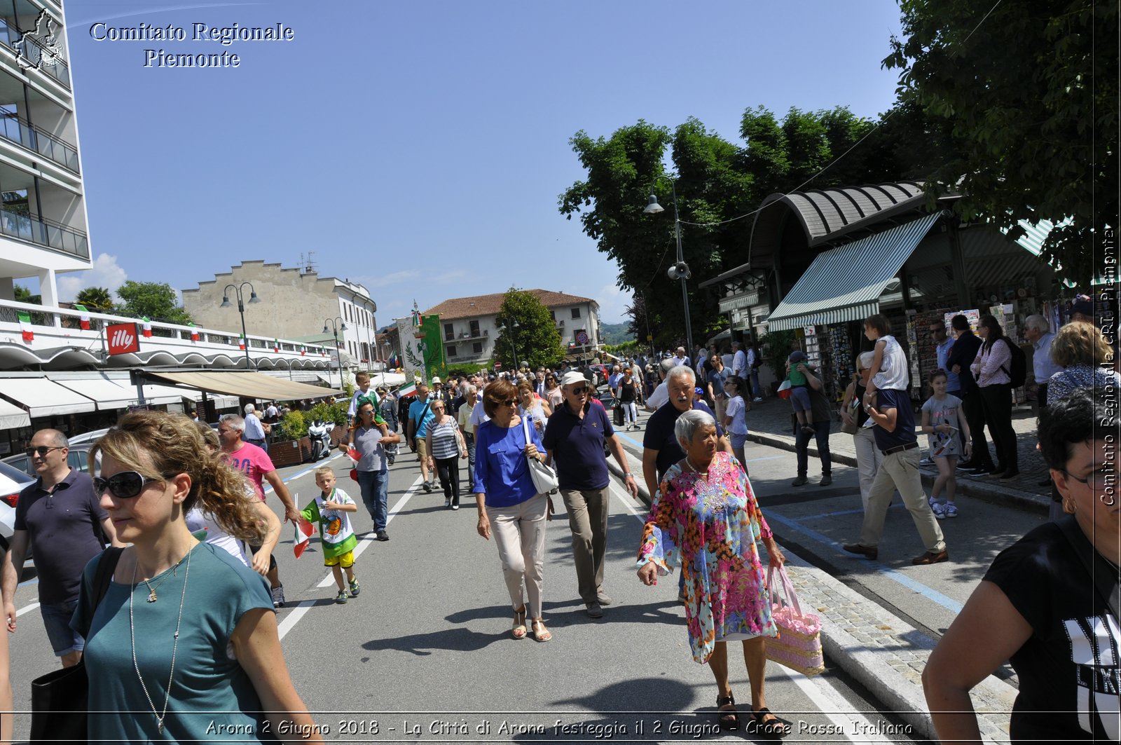 Arona 2 Giugno 2018 - La Citt di Arona festeggia il 2 Giugno - Croce Rossa Italiana- Comitato Regionale del Piemonte