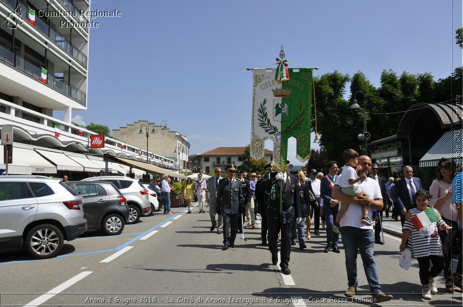 Arona 2 Giugno 2018 - La Citt di Arona festeggia il 2 Giugno - Croce Rossa Italiana- Comitato Regionale del Piemonte