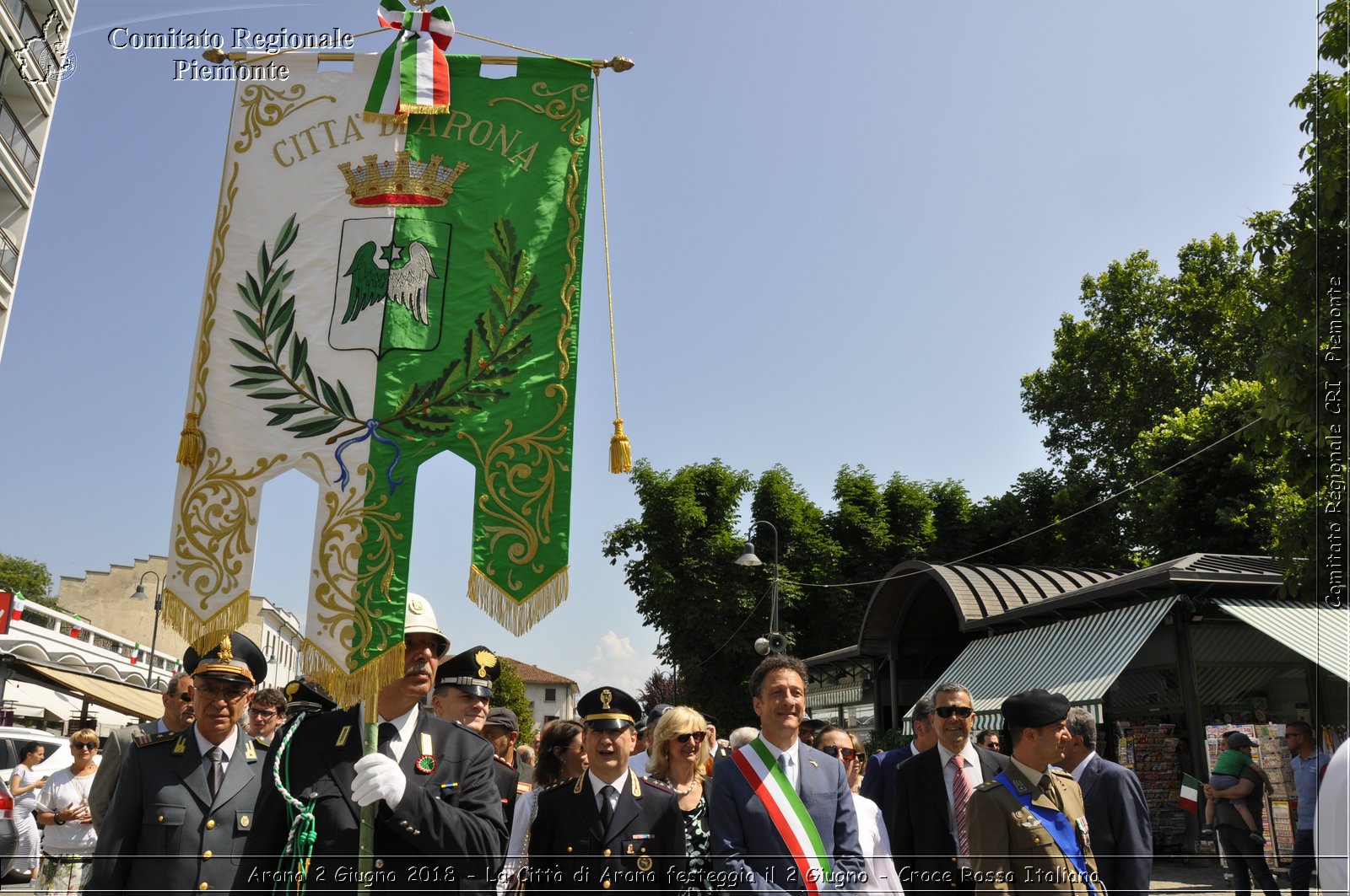 Arona 2 Giugno 2018 - La Citt di Arona festeggia il 2 Giugno - Croce Rossa Italiana- Comitato Regionale del Piemonte