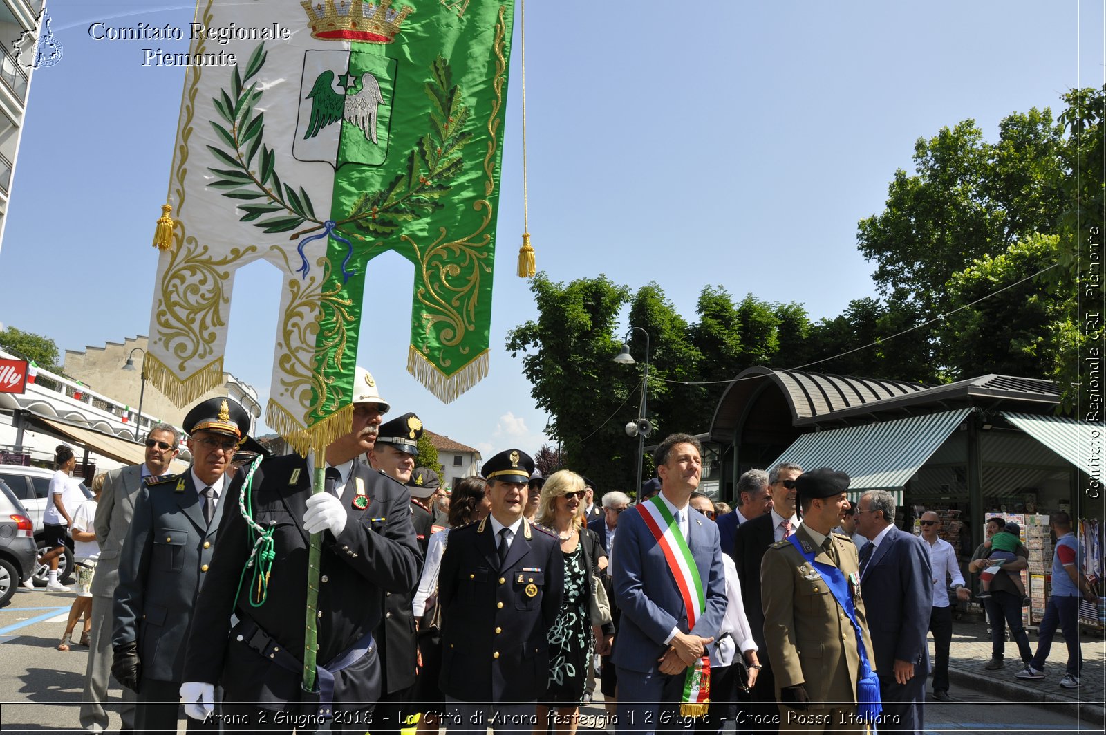 Arona 2 Giugno 2018 - La Citt di Arona festeggia il 2 Giugno - Croce Rossa Italiana- Comitato Regionale del Piemonte