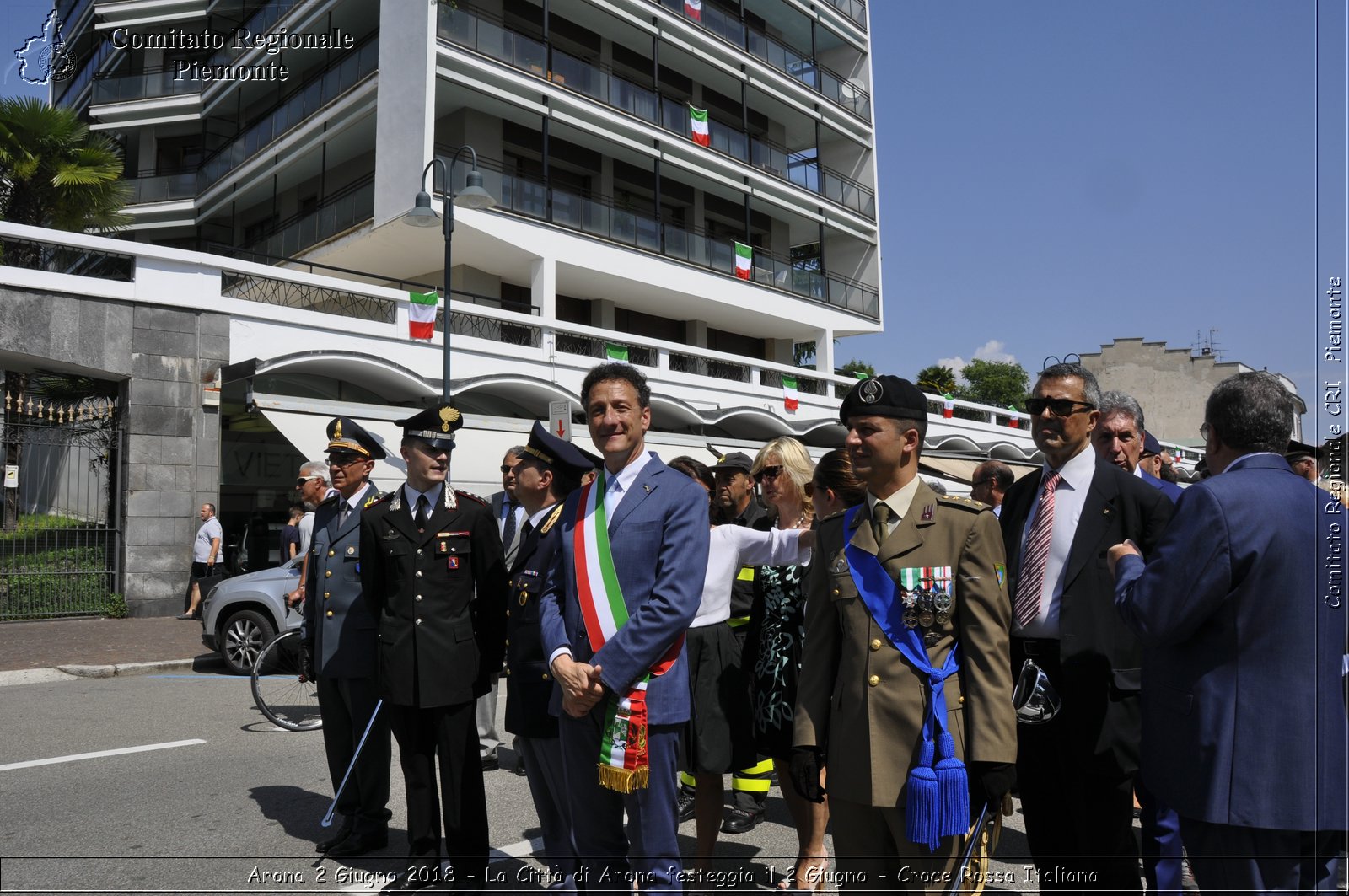 Arona 2 Giugno 2018 - La Citt di Arona festeggia il 2 Giugno - Croce Rossa Italiana- Comitato Regionale del Piemonte