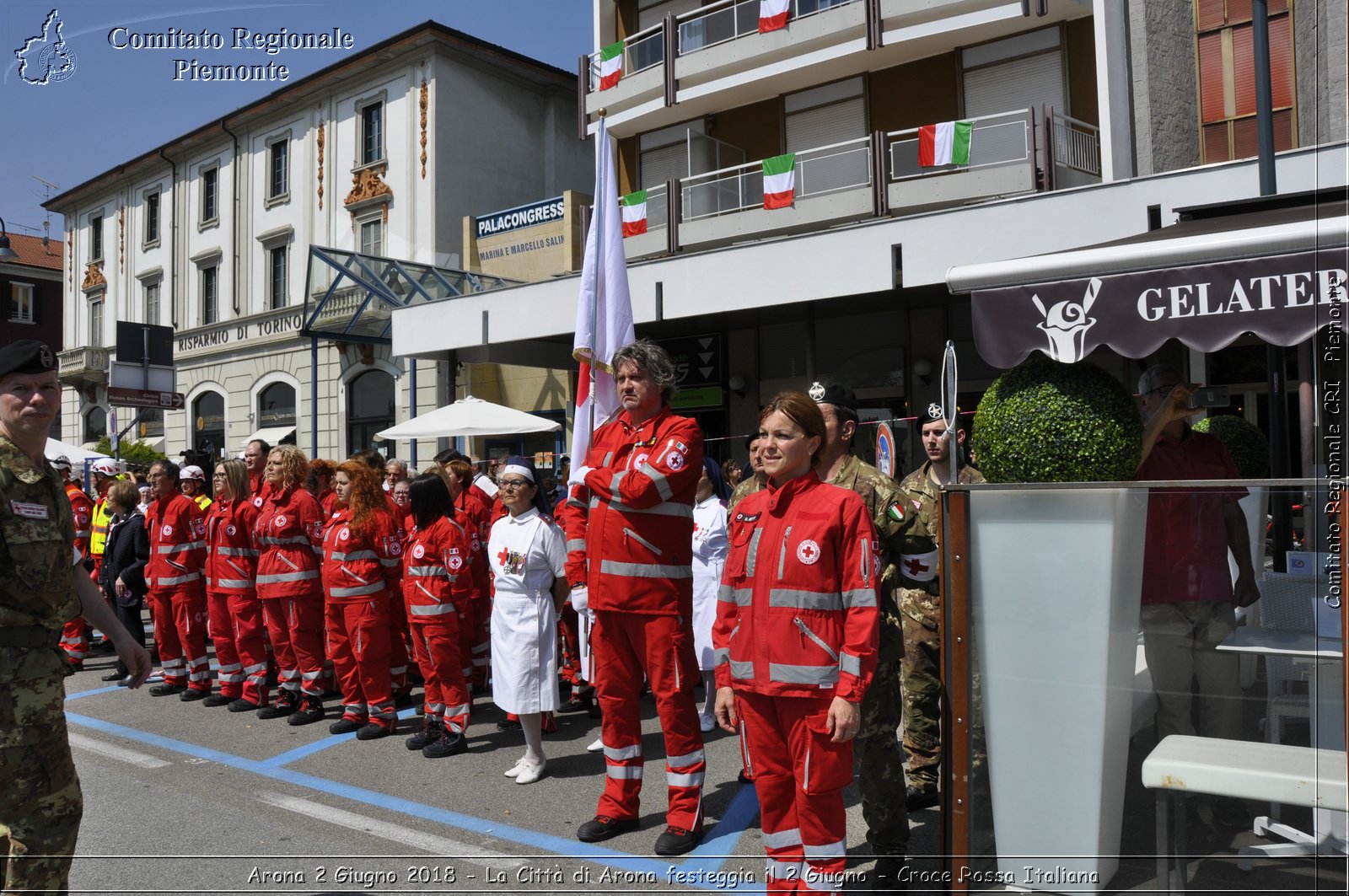 Arona 2 Giugno 2018 - La Citt di Arona festeggia il 2 Giugno - Croce Rossa Italiana- Comitato Regionale del Piemonte