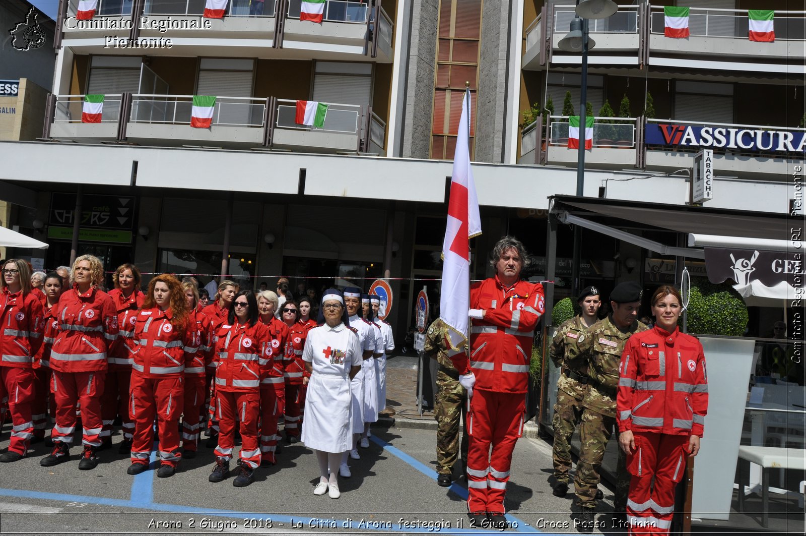 Arona 2 Giugno 2018 - La Citt di Arona festeggia il 2 Giugno - Croce Rossa Italiana- Comitato Regionale del Piemonte