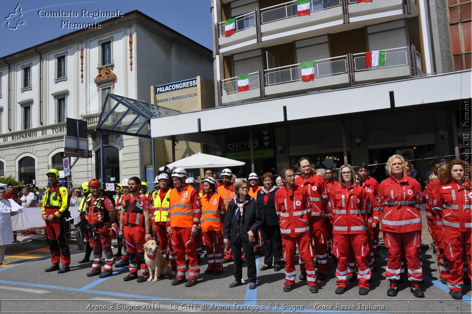 Arona 2 Giugno 2018 - La Citt di Arona festeggia il 2 Giugno - Croce Rossa Italiana- Comitato Regionale del Piemonte