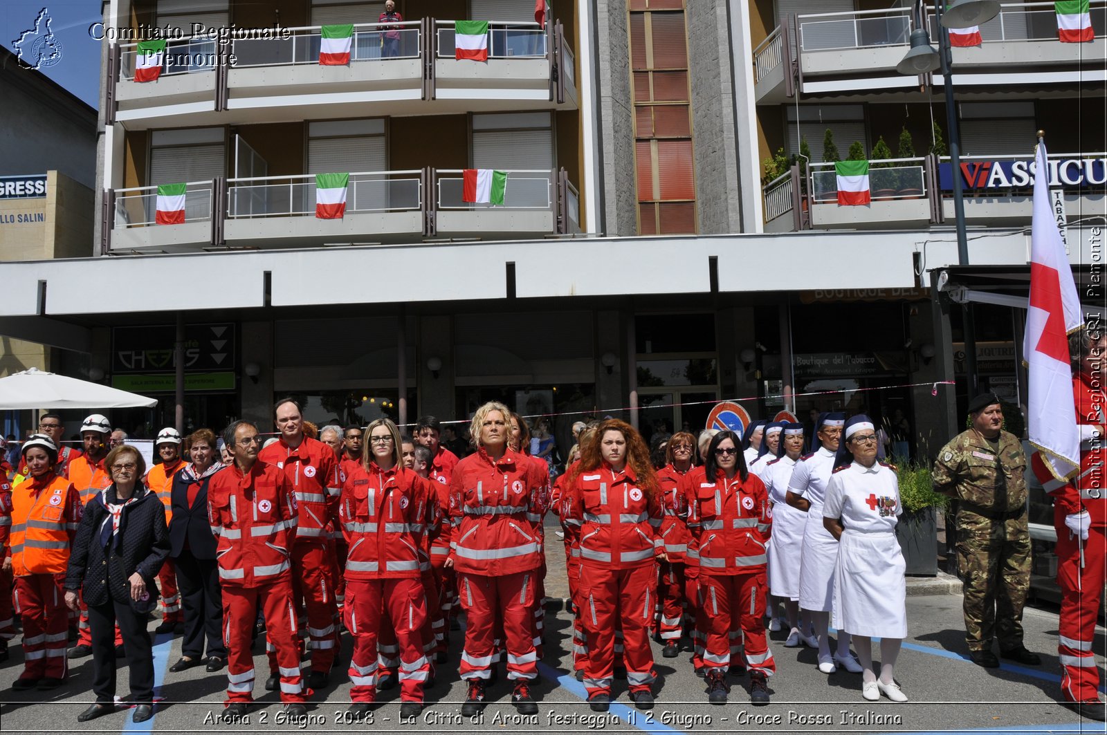 Arona 2 Giugno 2018 - La Citt di Arona festeggia il 2 Giugno - Croce Rossa Italiana- Comitato Regionale del Piemonte