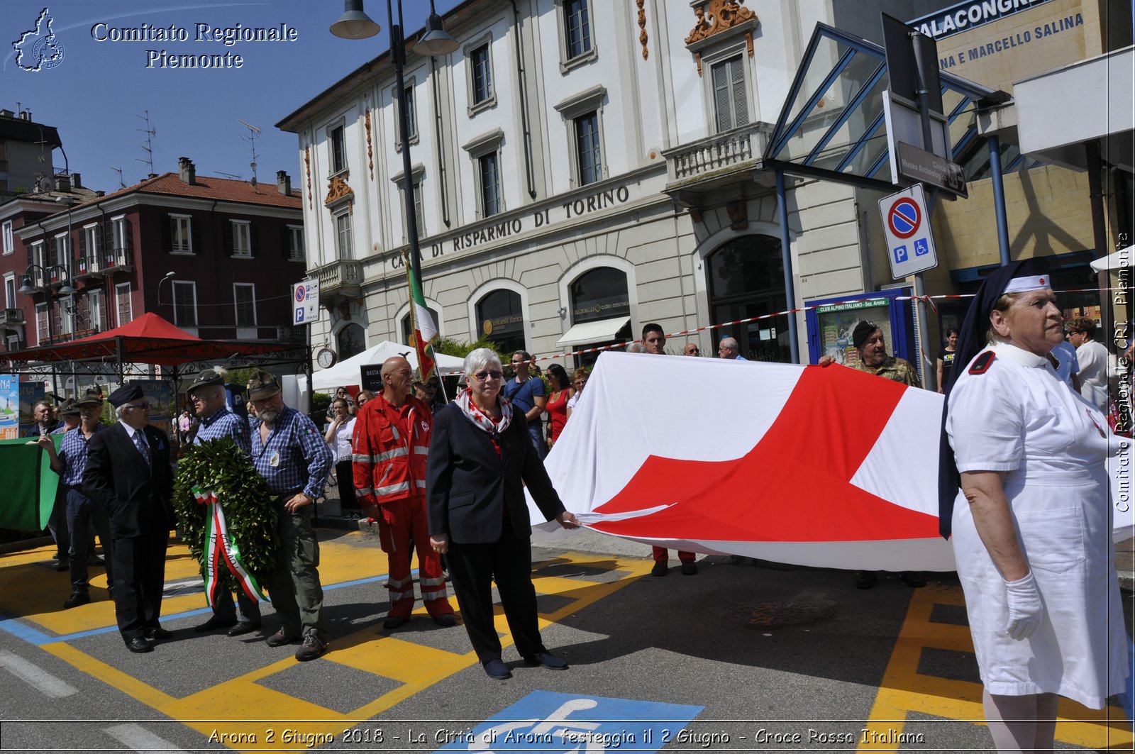 Arona 2 Giugno 2018 - La Citt di Arona festeggia il 2 Giugno - Croce Rossa Italiana- Comitato Regionale del Piemonte