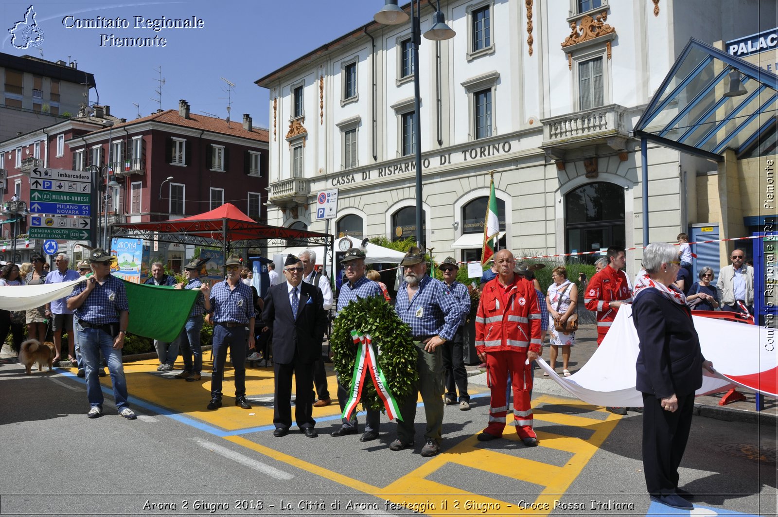 Arona 2 Giugno 2018 - La Citt di Arona festeggia il 2 Giugno - Croce Rossa Italiana- Comitato Regionale del Piemonte