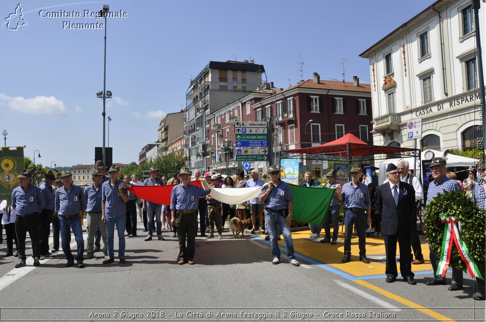 Arona 2 Giugno 2018 - La Citt di Arona festeggia il 2 Giugno - Croce Rossa Italiana- Comitato Regionale del Piemonte