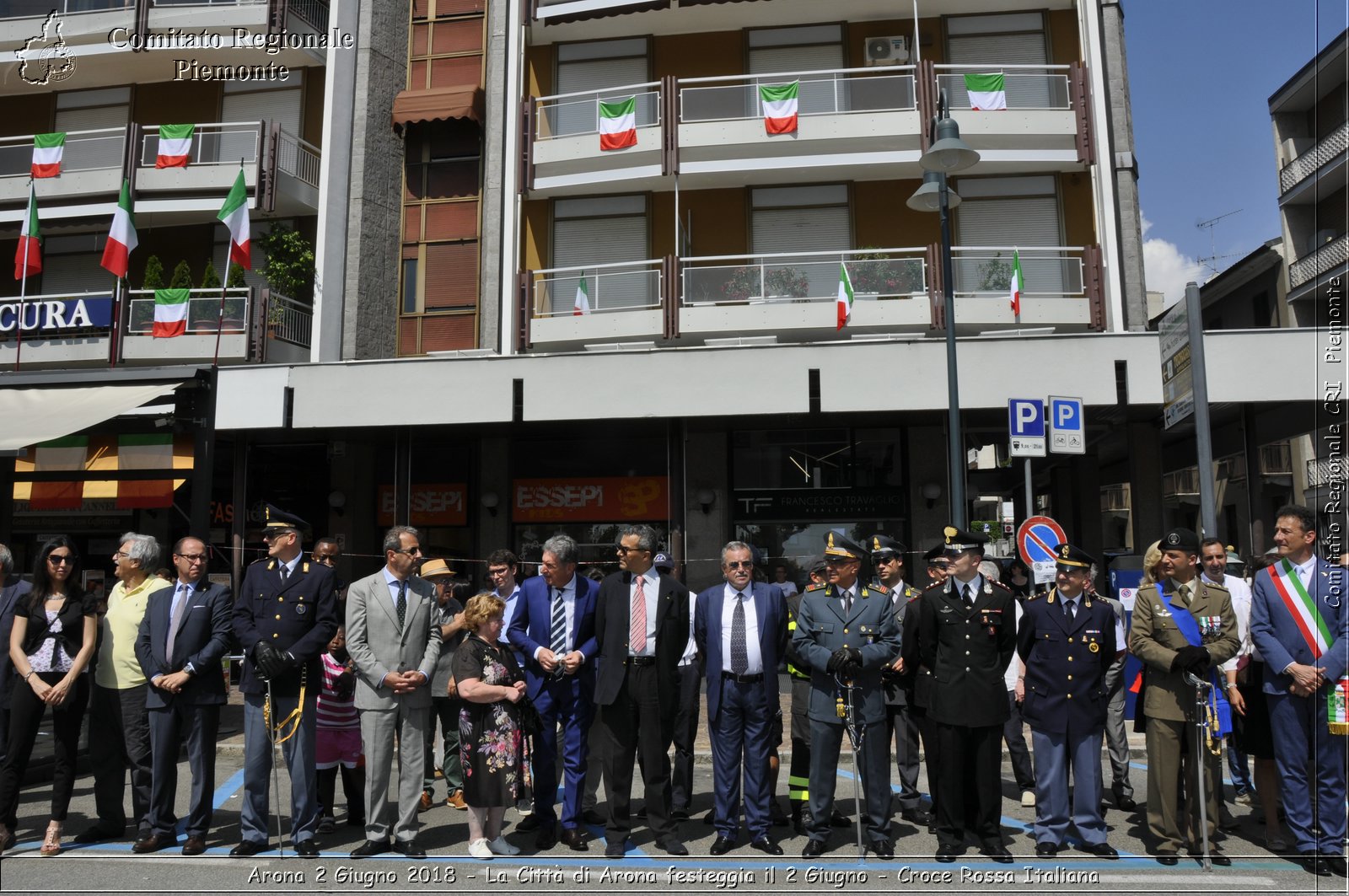 Arona 2 Giugno 2018 - La Citt di Arona festeggia il 2 Giugno - Croce Rossa Italiana- Comitato Regionale del Piemonte