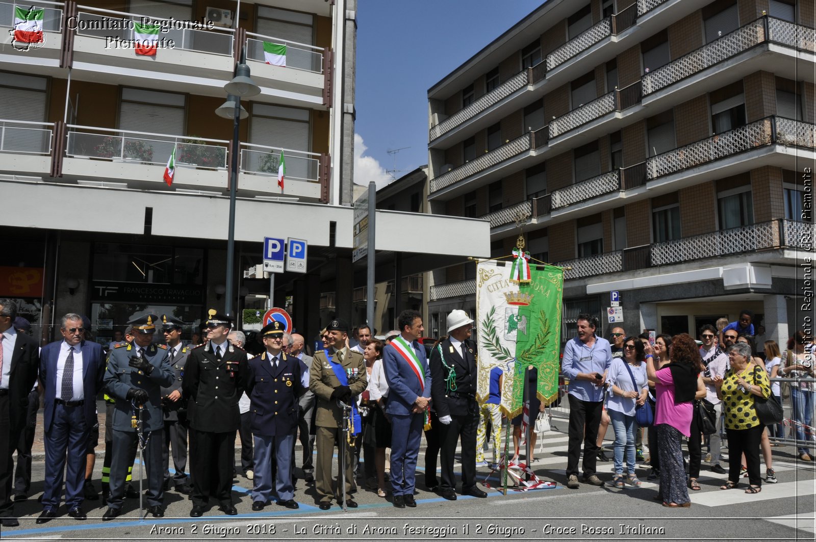 Arona 2 Giugno 2018 - La Citt di Arona festeggia il 2 Giugno - Croce Rossa Italiana- Comitato Regionale del Piemonte