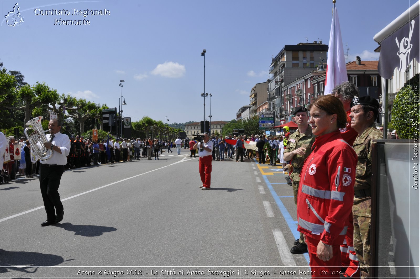 Arona 2 Giugno 2018 - La Citt di Arona festeggia il 2 Giugno - Croce Rossa Italiana- Comitato Regionale del Piemonte